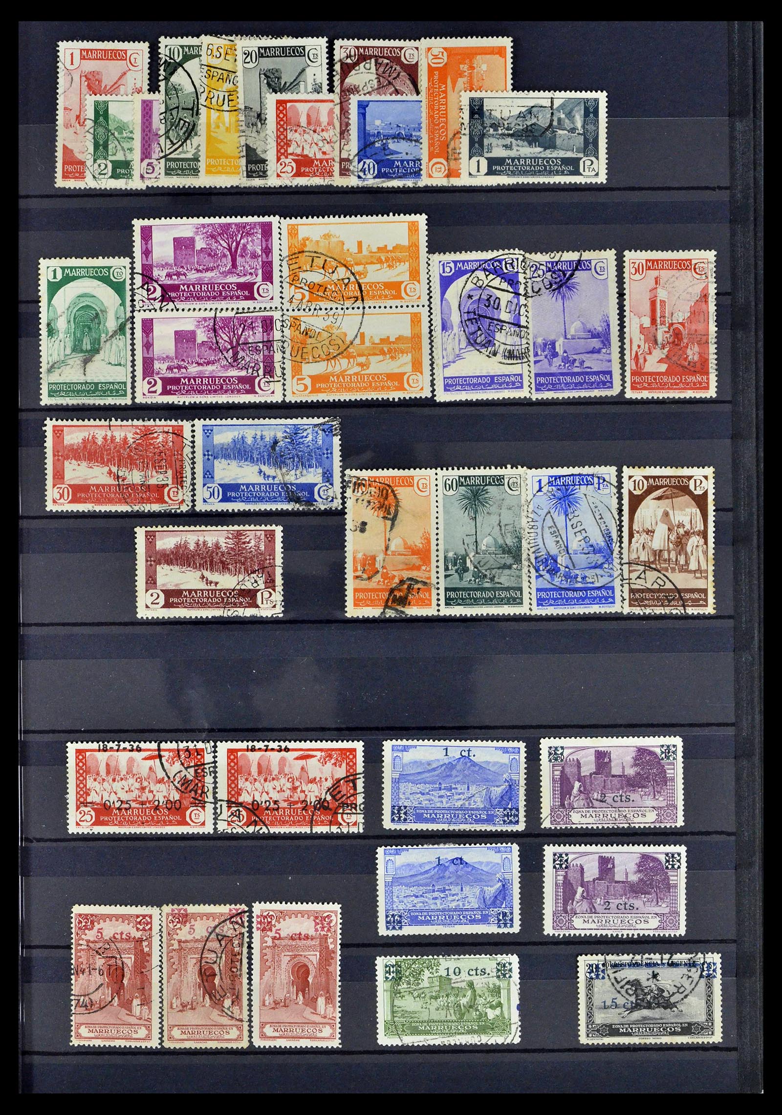 38778 0198 - Stamp collection 38778 Marocco 1891-1980.
