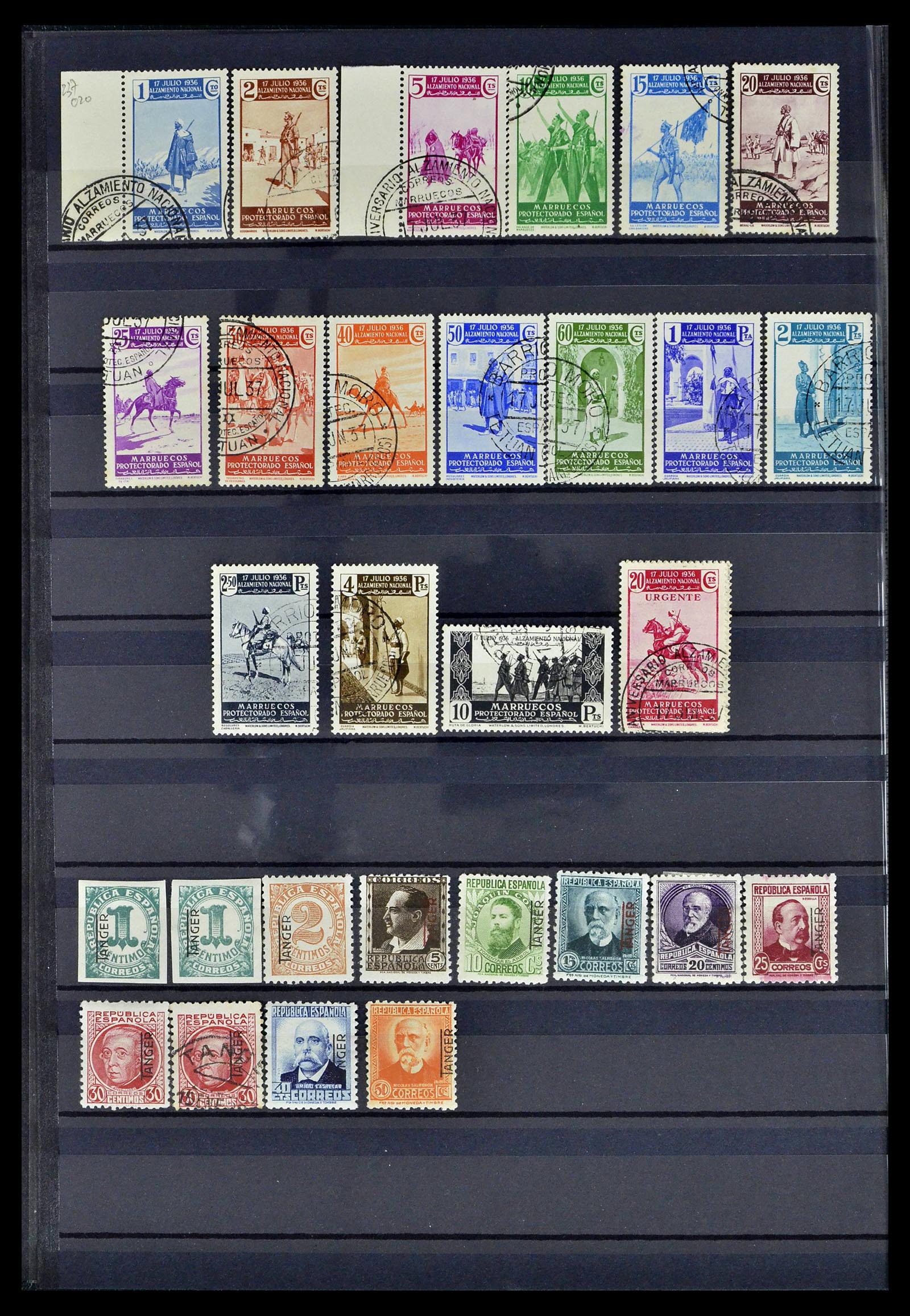 38778 0199 - Stamp collection 38778 Marocco 1891-1980.