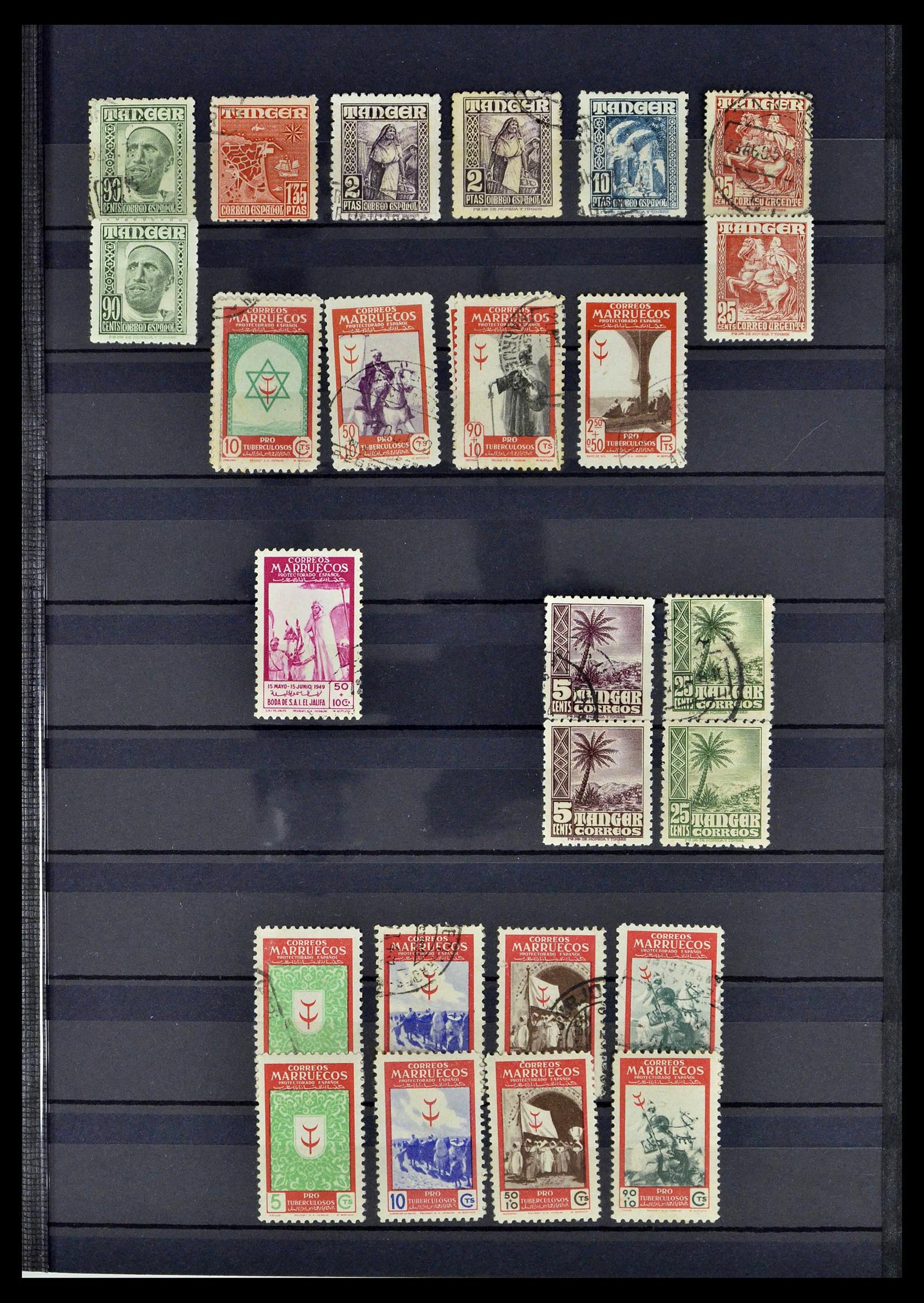 38778 0206 - Stamp collection 38778 Marocco 1891-1980.