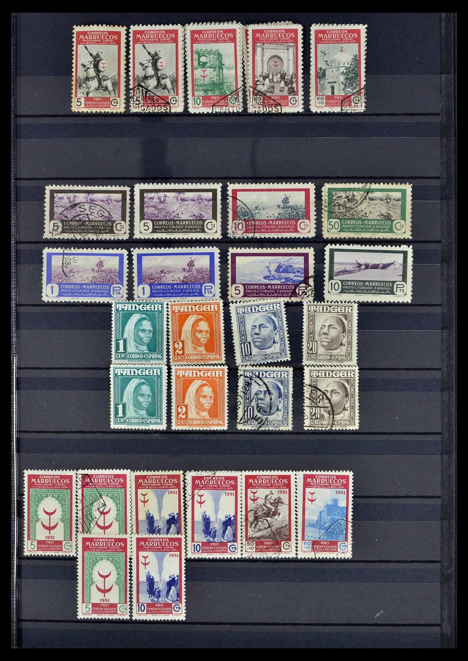 38778 0208 - Stamp collection 38778 Marocco 1891-1980.