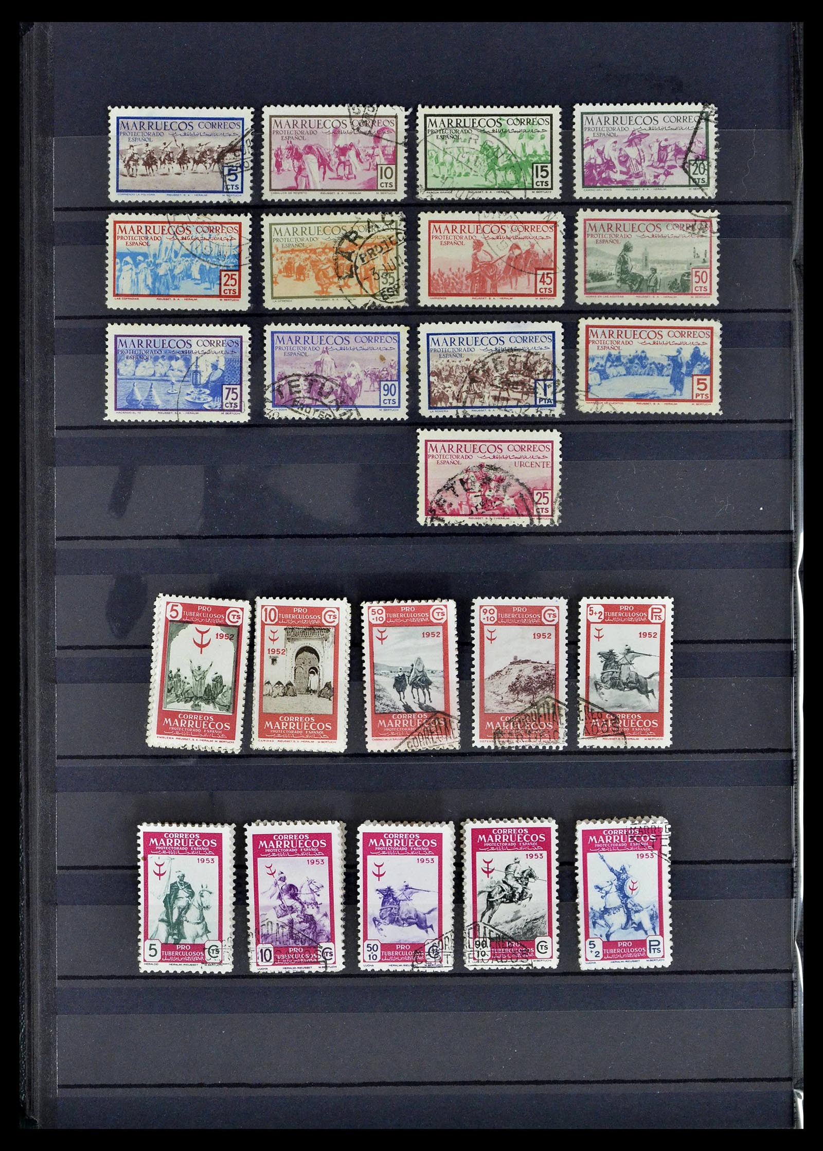 38778 0209 - Stamp collection 38778 Marocco 1891-1980.