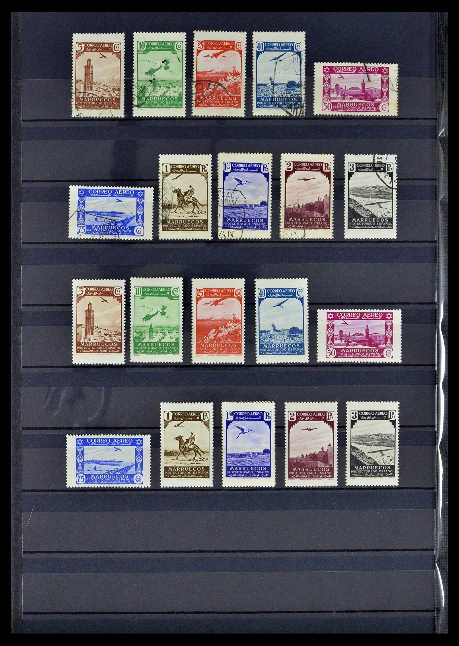38778 0213 - Stamp collection 38778 Marocco 1891-1980.