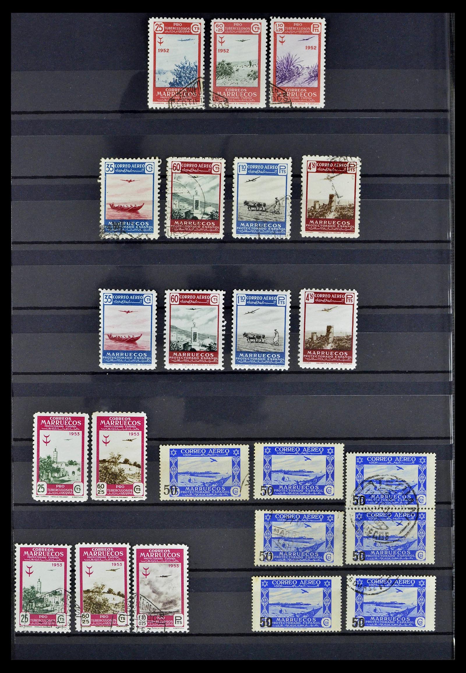 38778 0219 - Stamp collection 38778 Marocco 1891-1980.