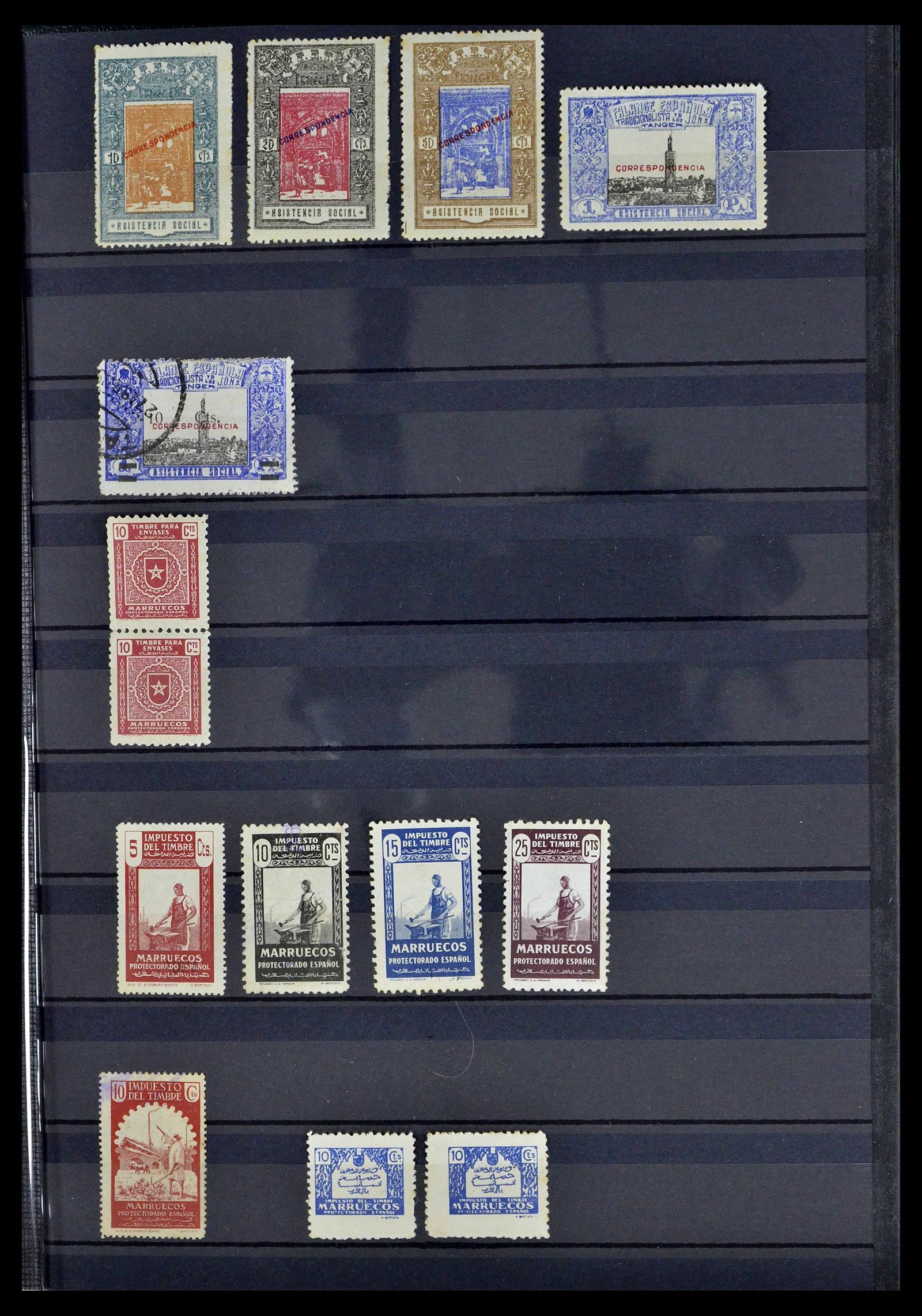 38778 0229 - Postzegelverzameling 38778 Marokko 1891-1980.
