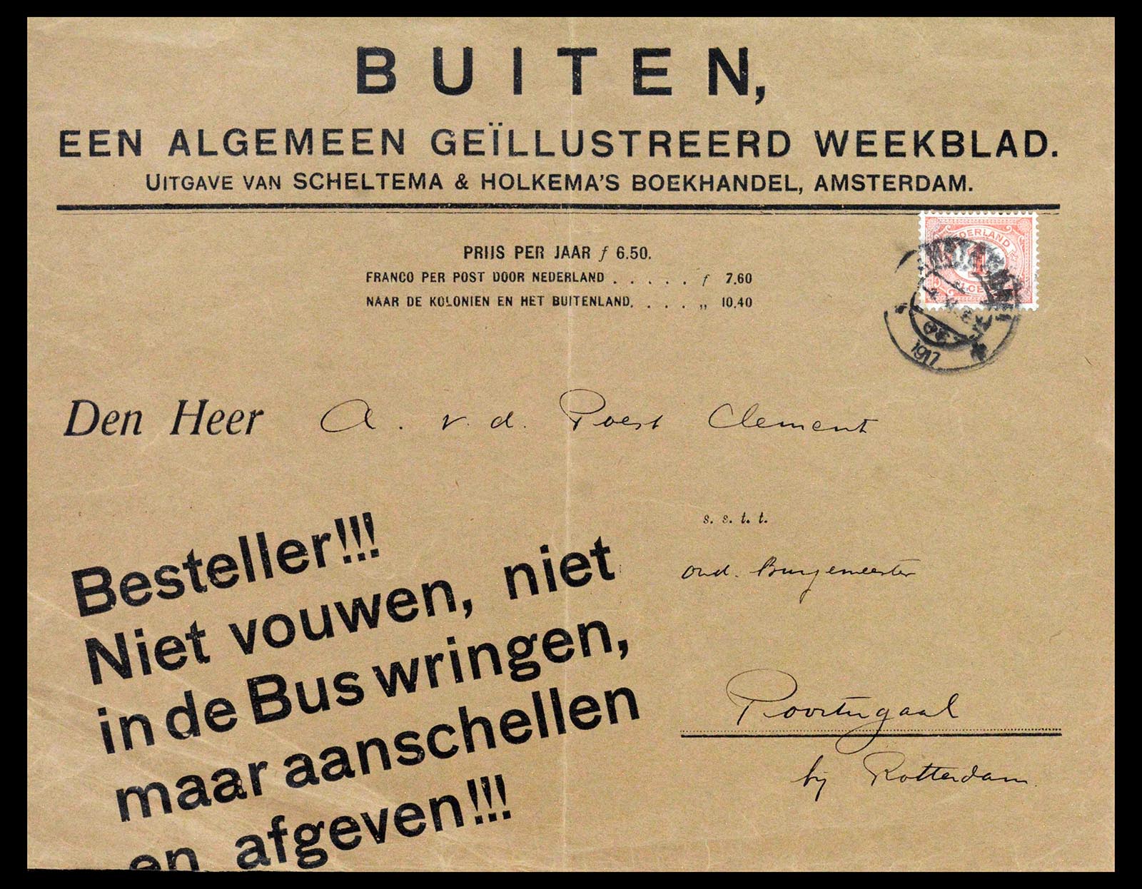 38779 0006 - Postzegelverzameling 38779 Nederland brieven 1872-1945.