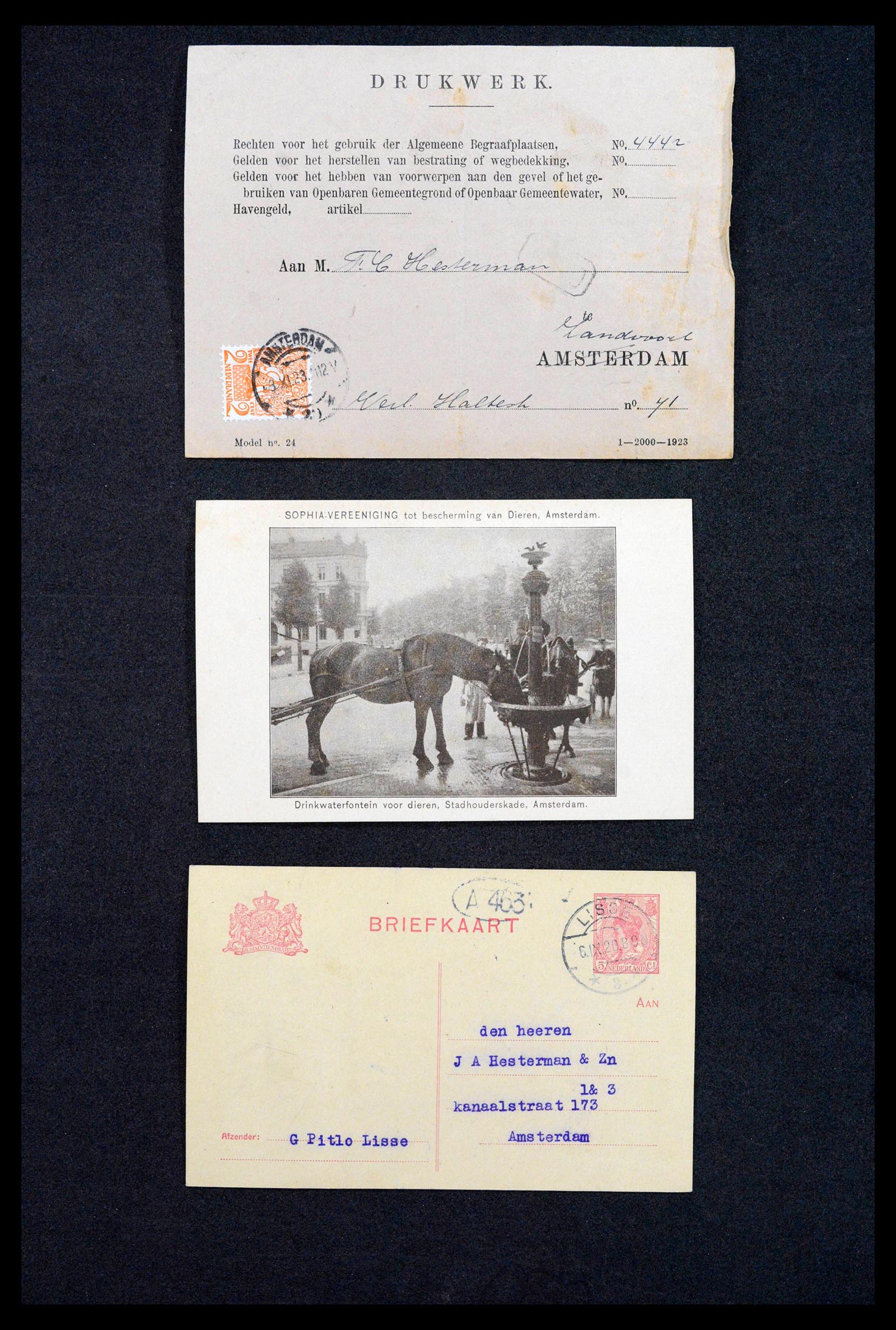 38779 0161 - Stamp collection 38779 Netherlands covers 1872-1945.