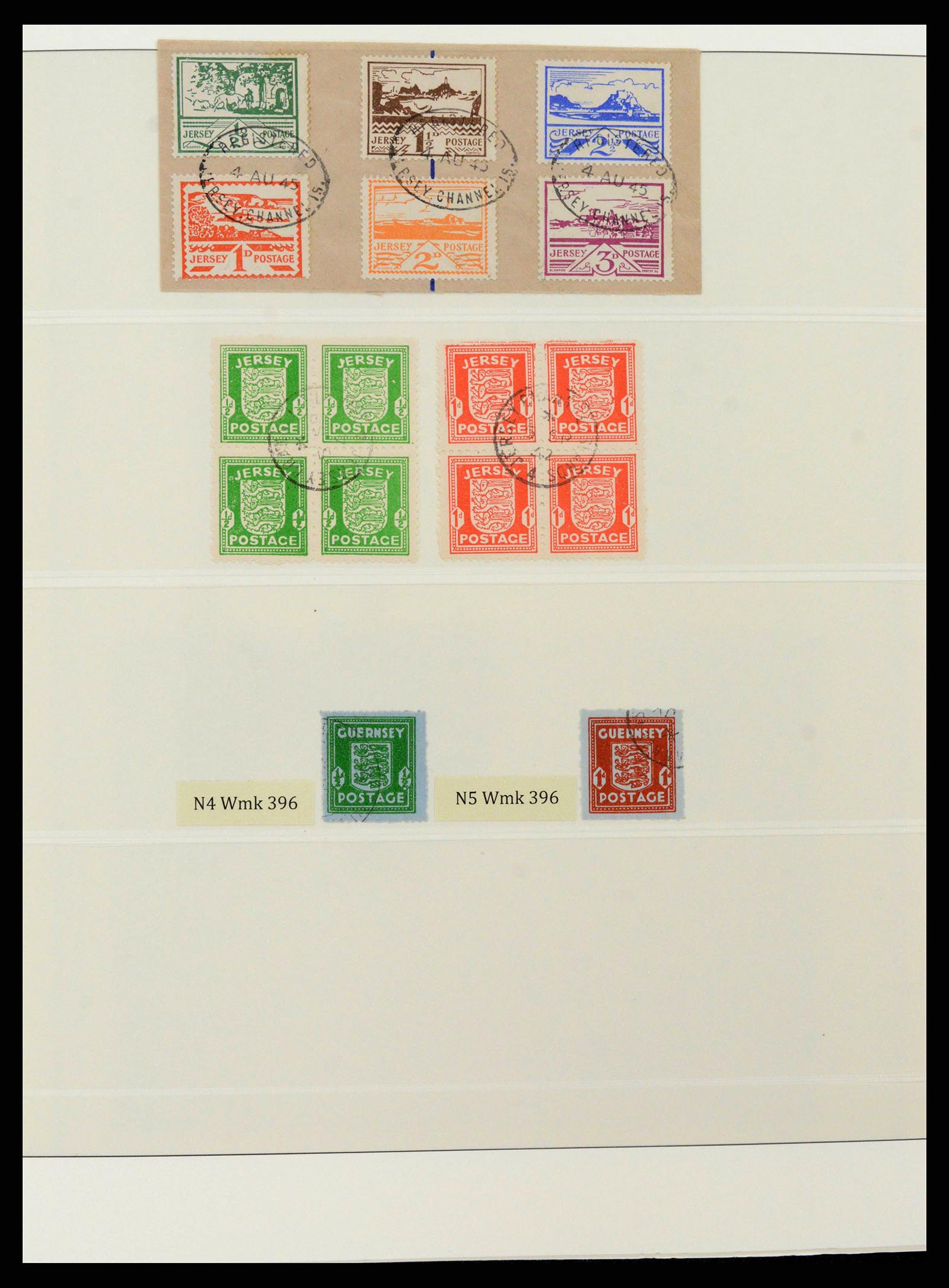 38785 0002 - Postzegelverzameling 38785 Duitse bezettingen WO II 1938-1945.