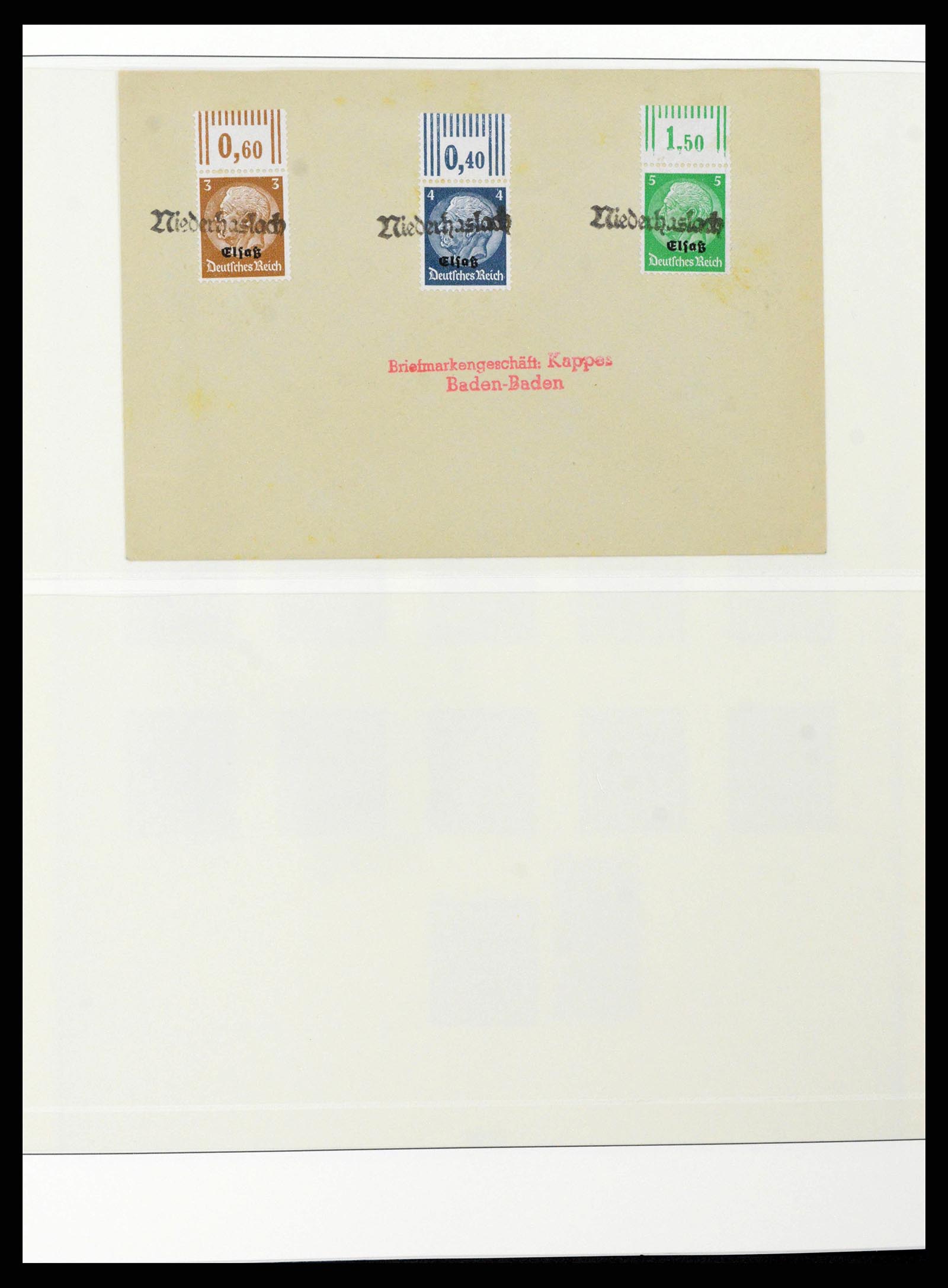 38785 0007 - Postzegelverzameling 38785 Duitse bezettingen WO II 1938-1945.