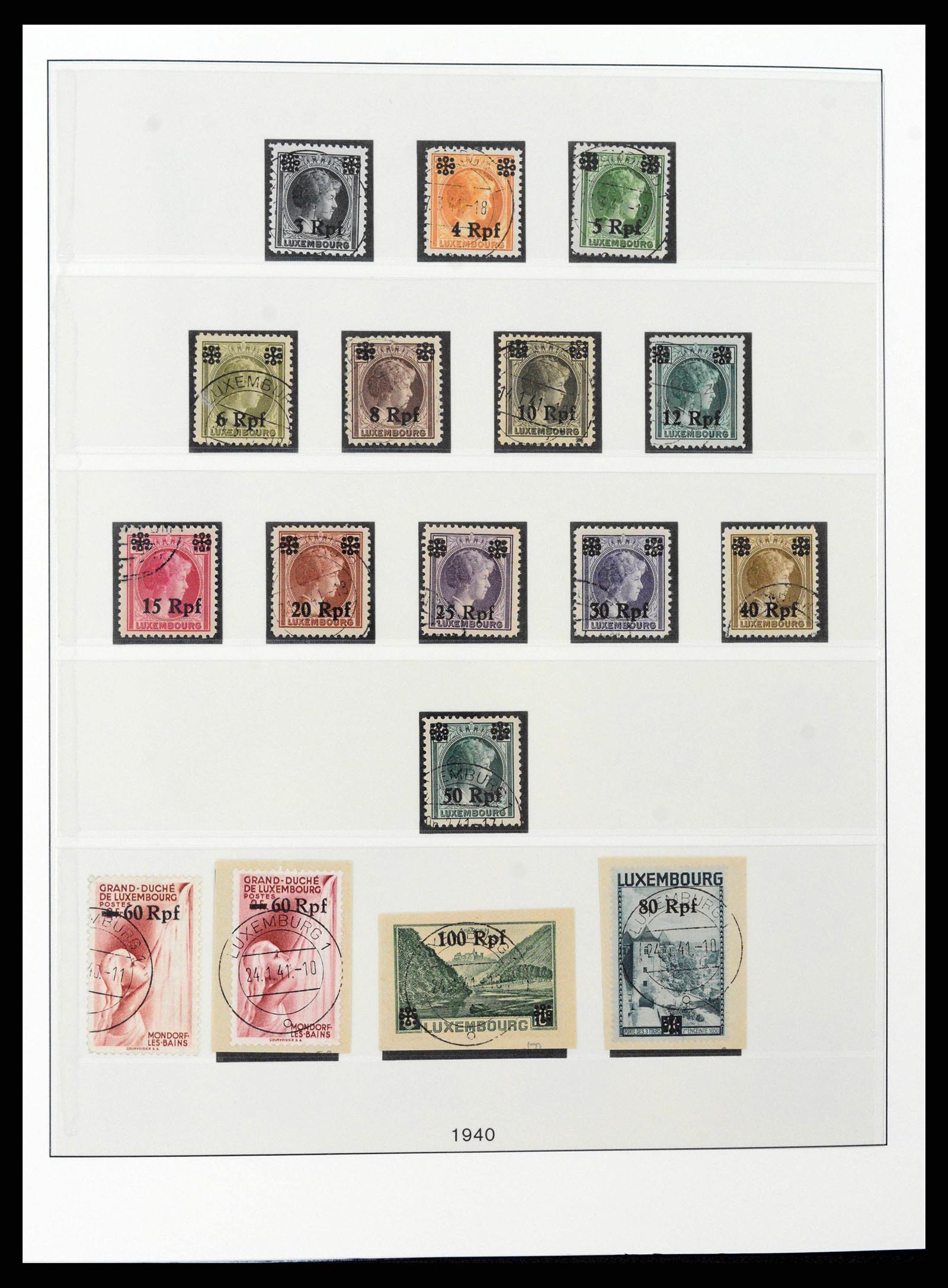 38785 0011 - Postzegelverzameling 38785 Duitse bezettingen WO II 1938-1945.
