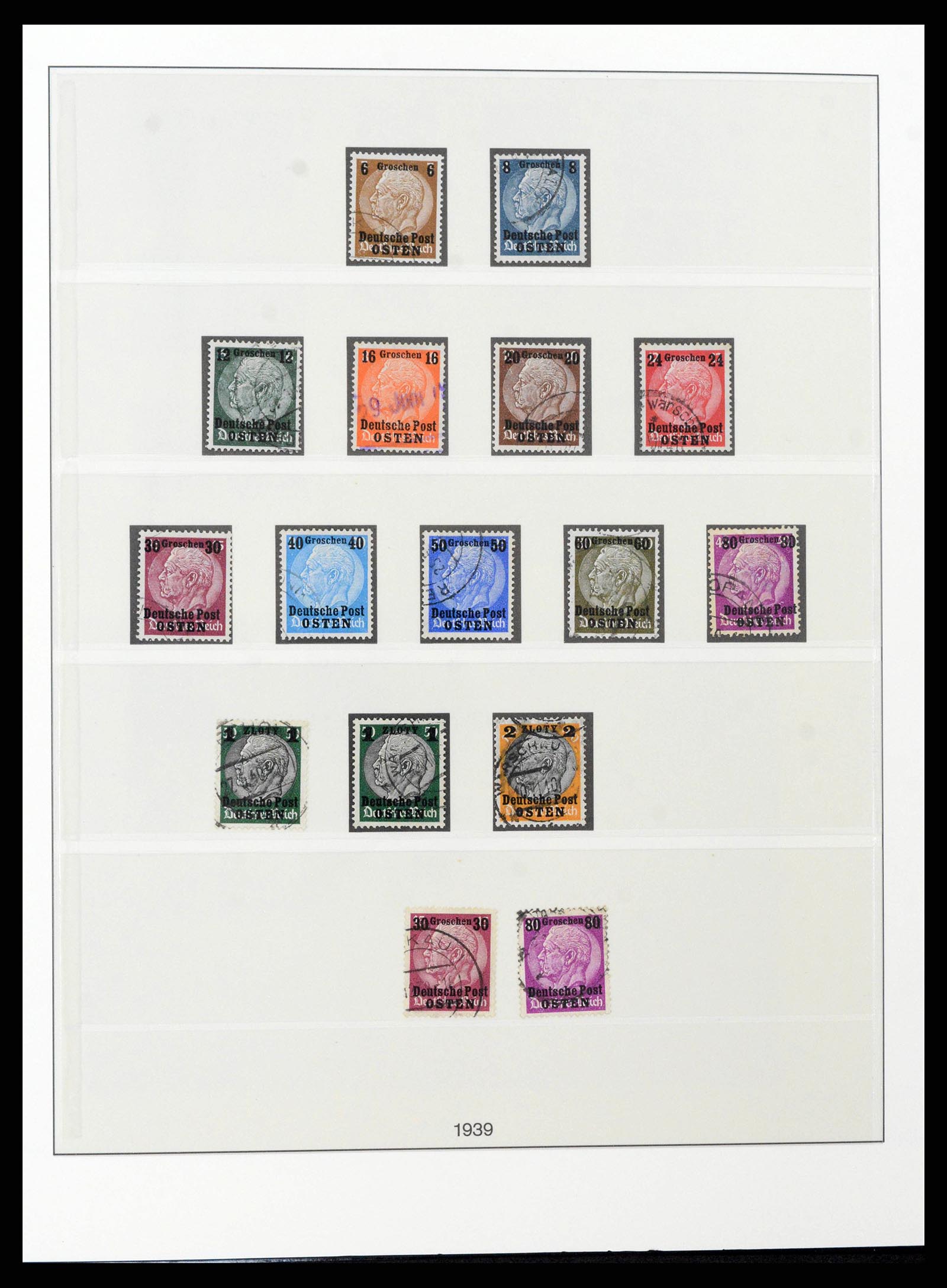 38785 0015 - Postzegelverzameling 38785 Duitse bezettingen WO II 1938-1945.