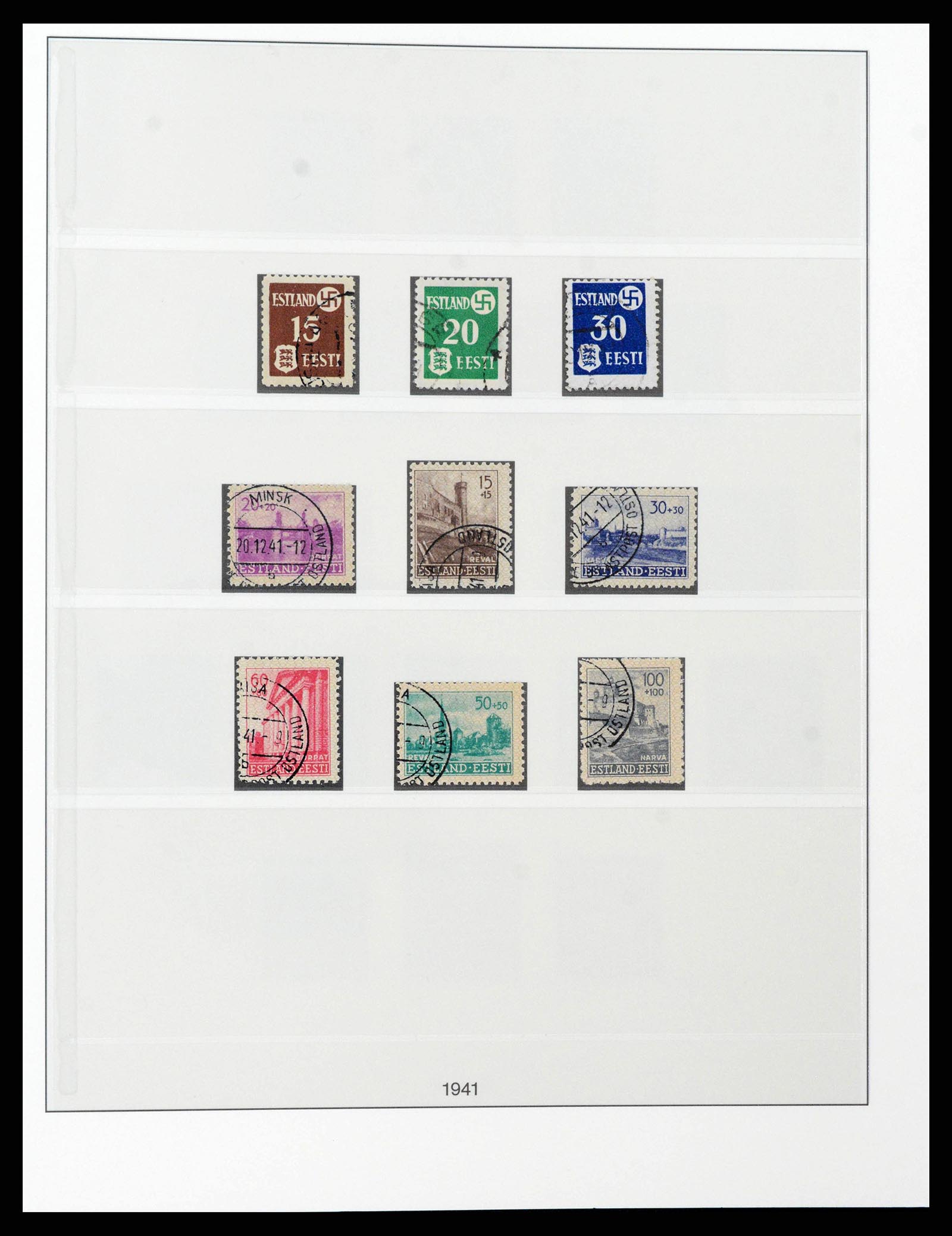 38785 0032 - Stamp collection 38785 German occupations WW II 1938-1945.