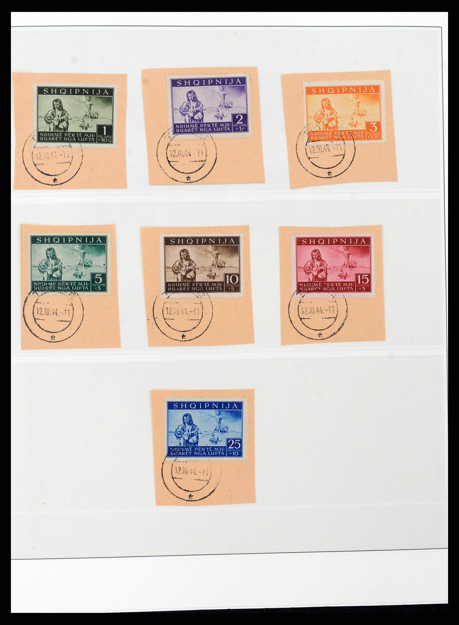 38785 0040 - Stamp collection 38785 German occupations WW II 1938-1945.