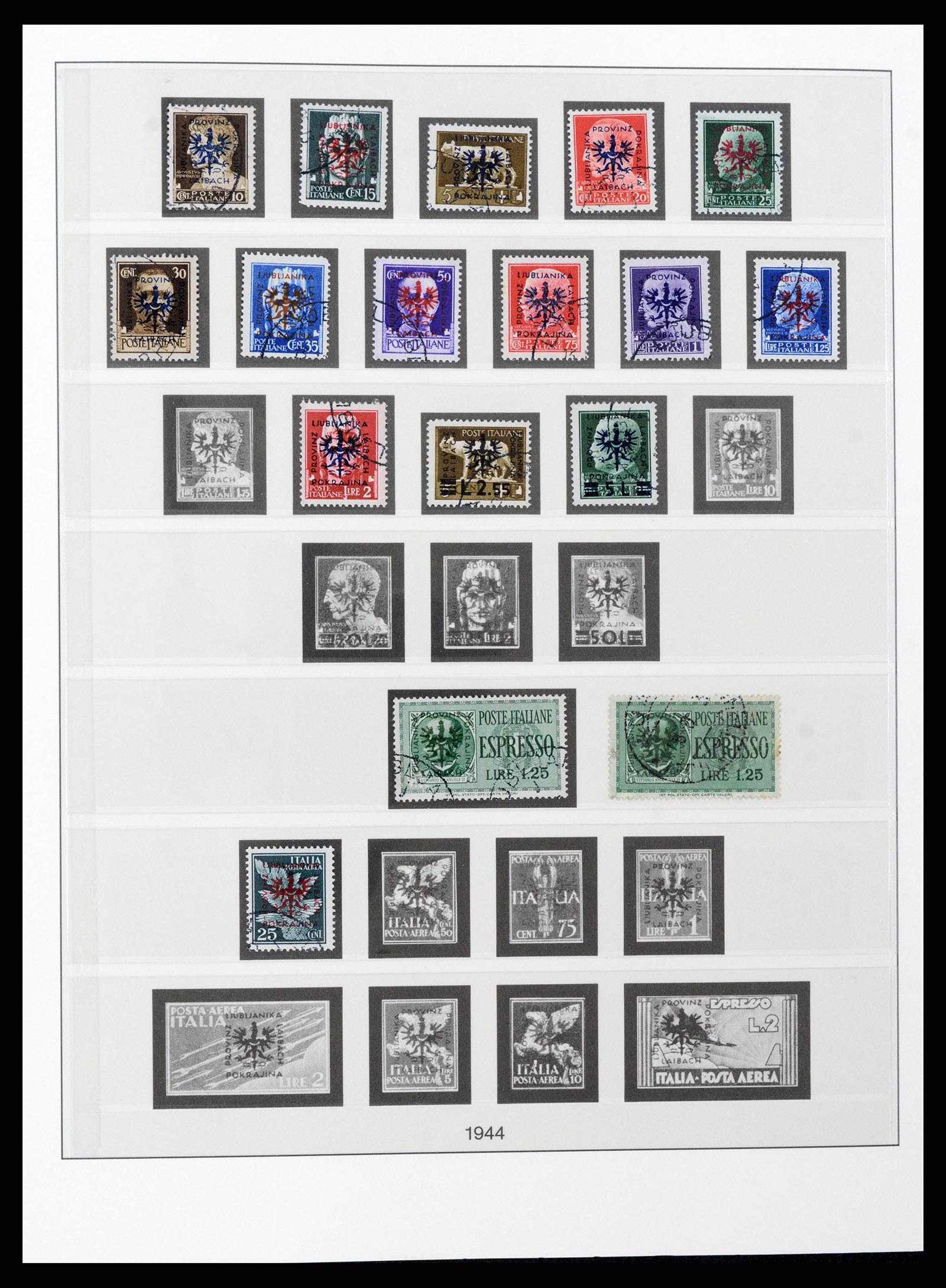 38785 0041 - Stamp collection 38785 German occupations WW II 1938-1945.