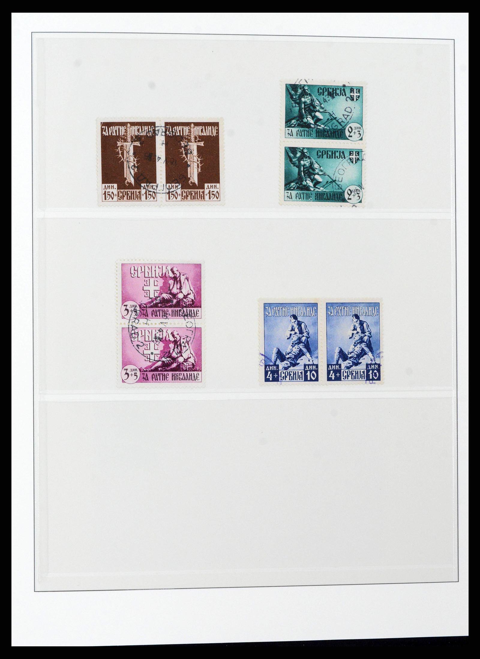 38785 0058 - Stamp collection 38785 German occupations WW II 1938-1945.