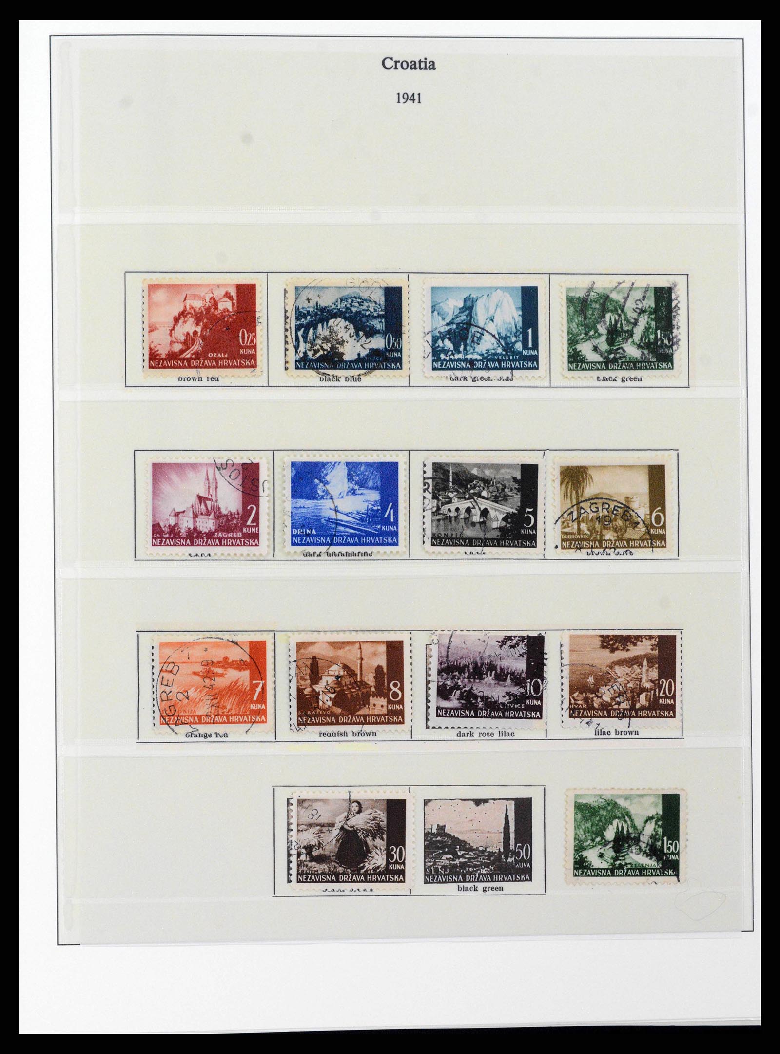 38785 0066 - Stamp collection 38785 German occupations WW II 1938-1945.