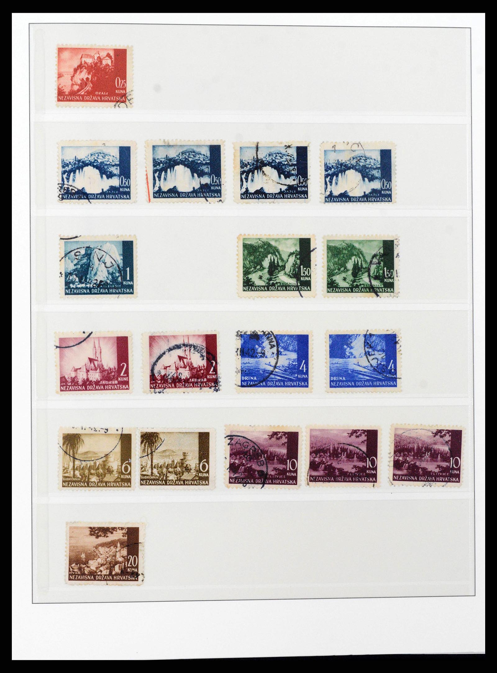 38785 0067 - Stamp collection 38785 German occupations WW II 1938-1945.