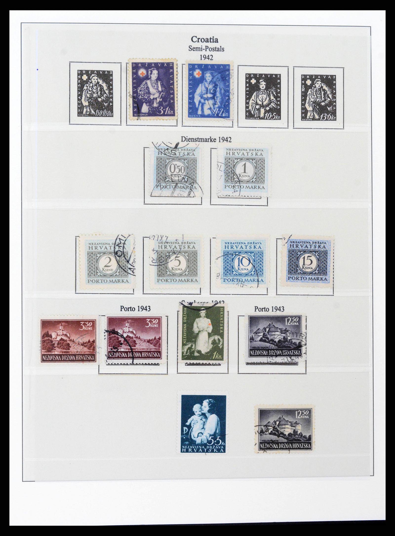38785 0070 - Stamp collection 38785 German occupations WW II 1938-1945.