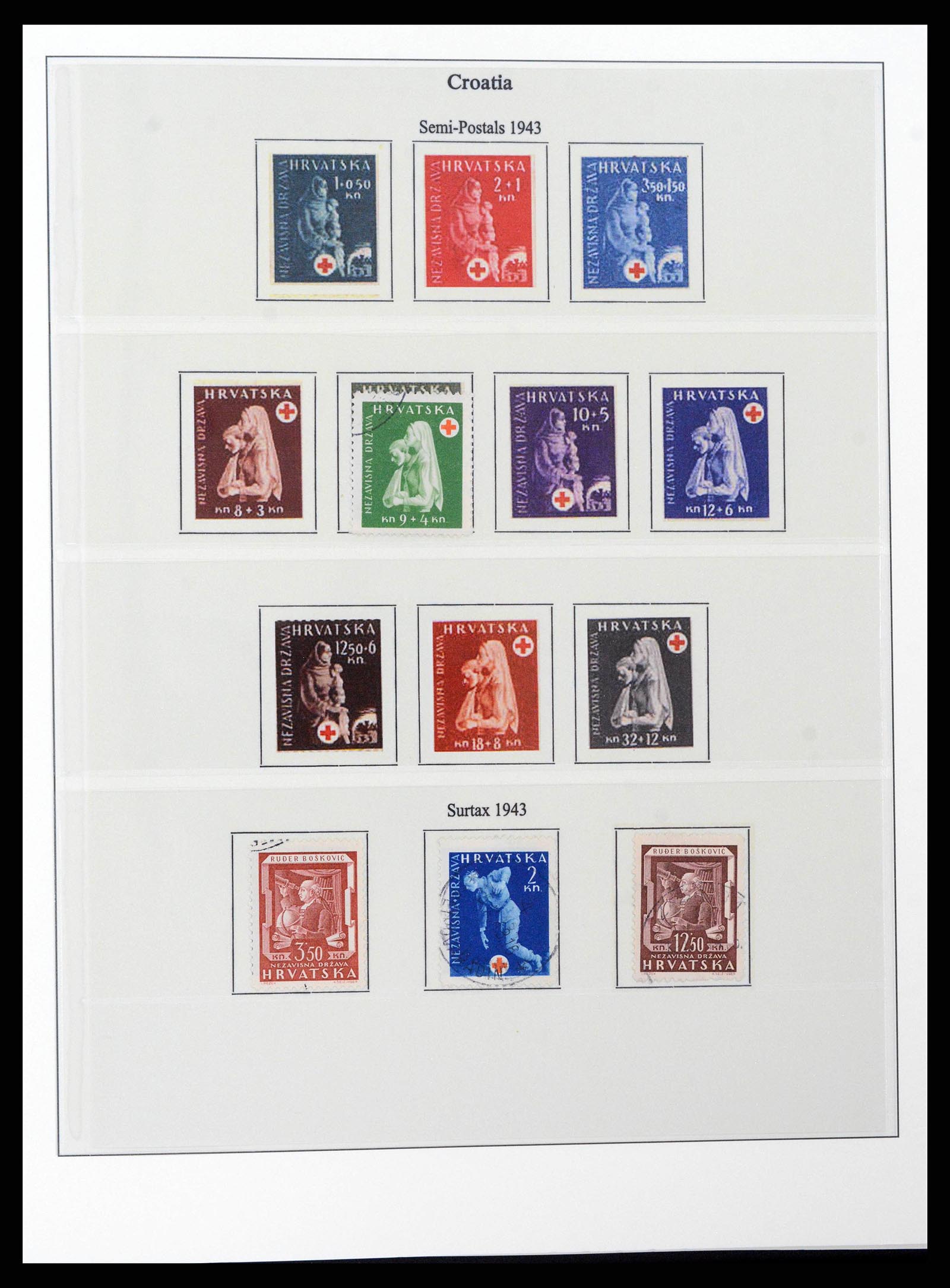 38785 0076 - Stamp collection 38785 German occupations WW II 1938-1945.