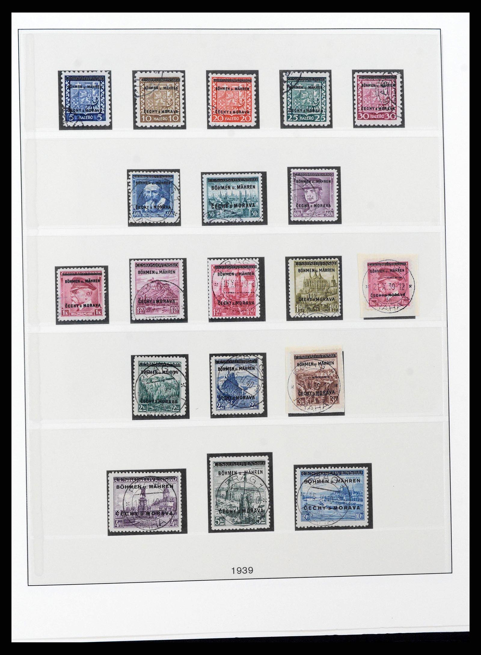 38785 0095 - Stamp collection 38785 German occupations WW II 1938-1945.