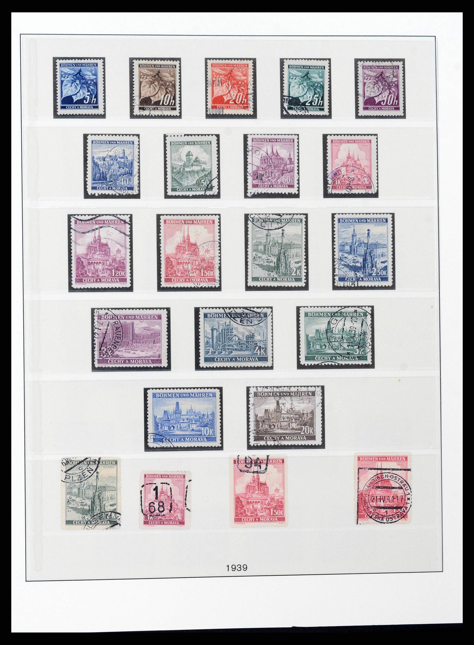38785 0097 - Stamp collection 38785 German occupations WW II 1938-1945.