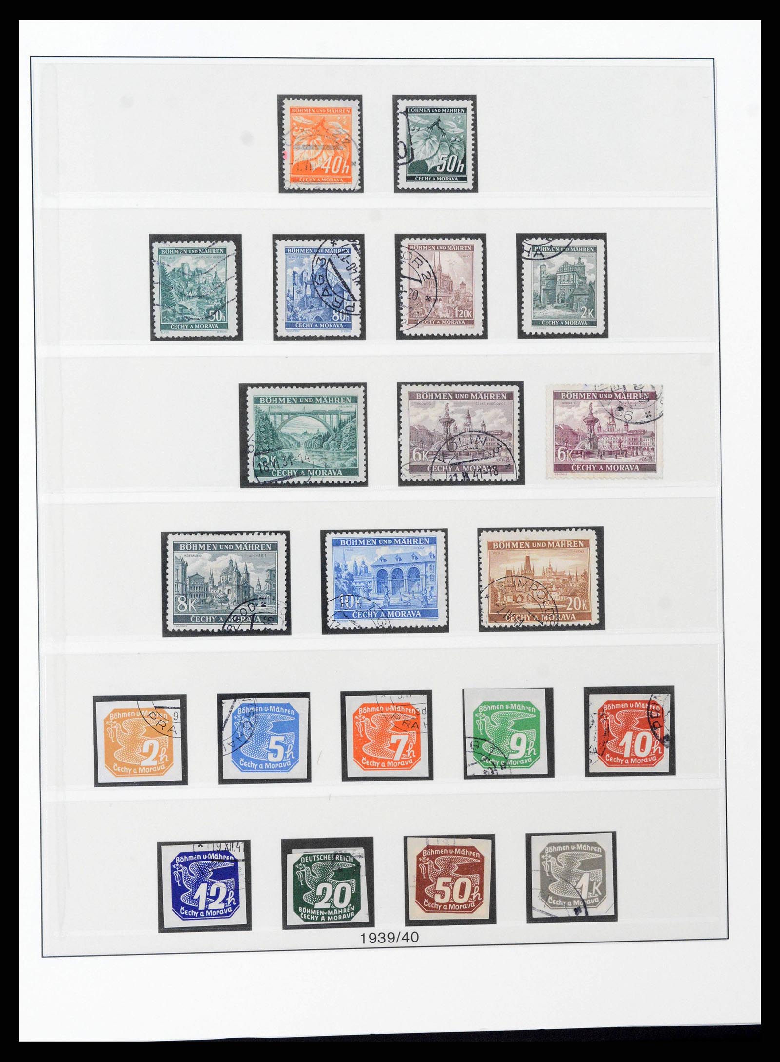 38785 0098 - Stamp collection 38785 German occupations WW II 1938-1945.