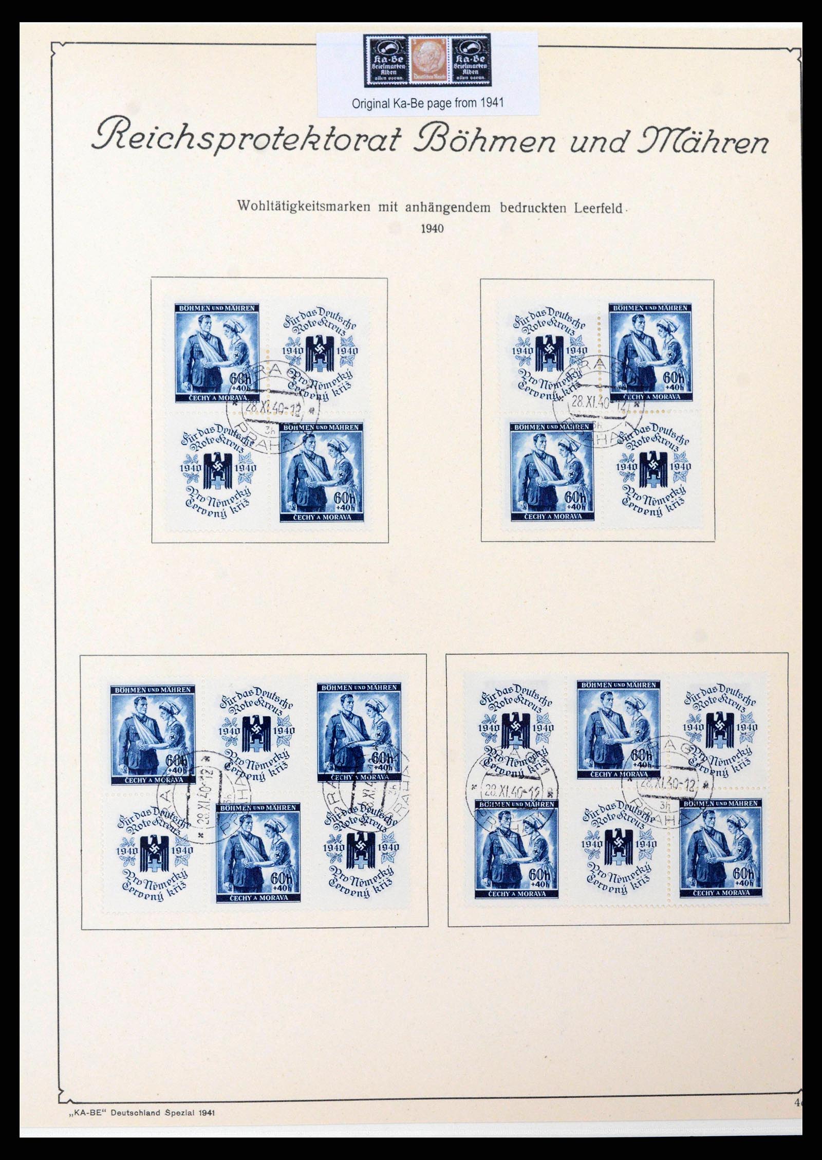 38785 0112 - Stamp collection 38785 German occupations WW II 1938-1945.