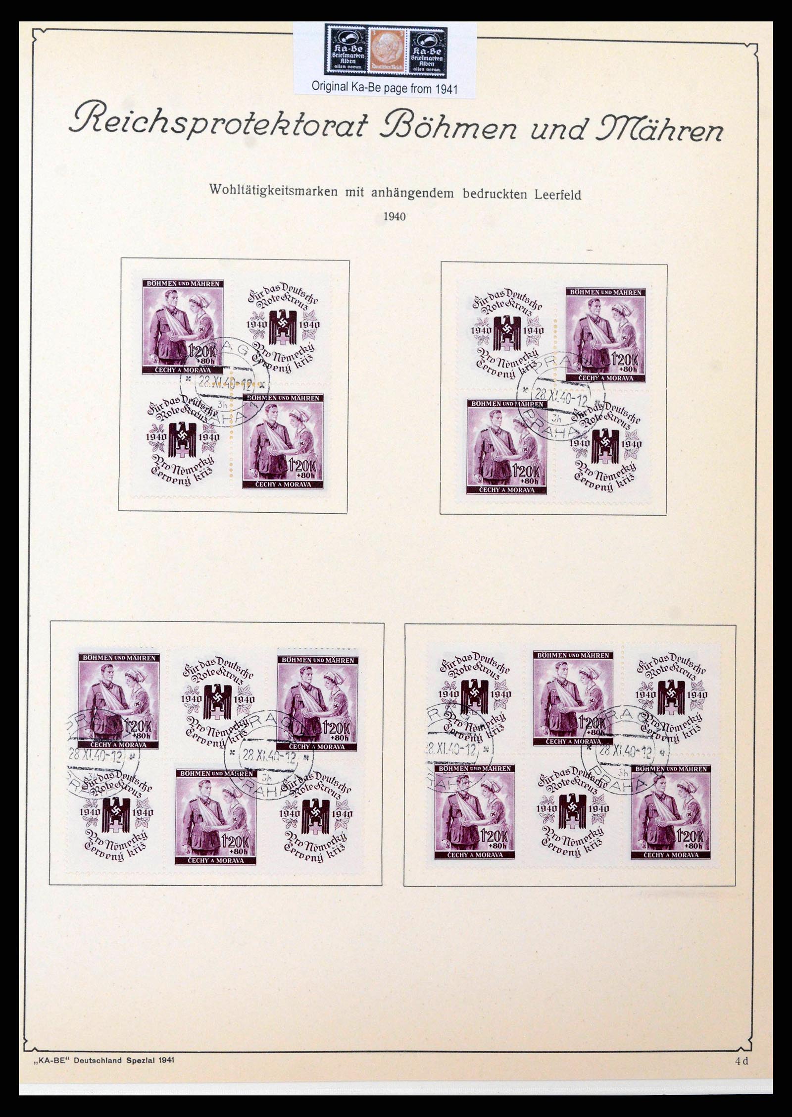 38785 0113 - Stamp collection 38785 German occupations WW II 1938-1945.