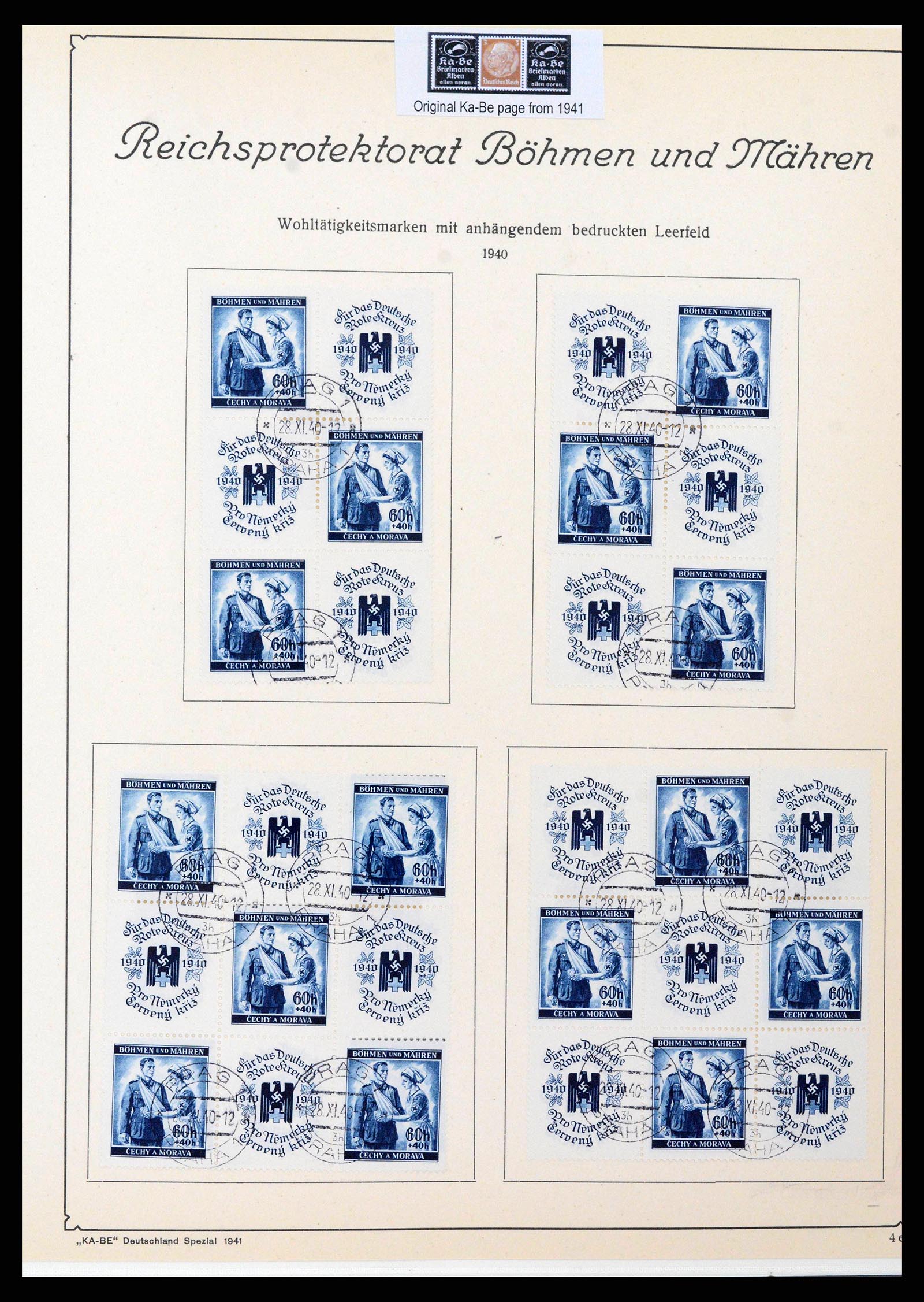 38785 0114 - Stamp collection 38785 German occupations WW II 1938-1945.