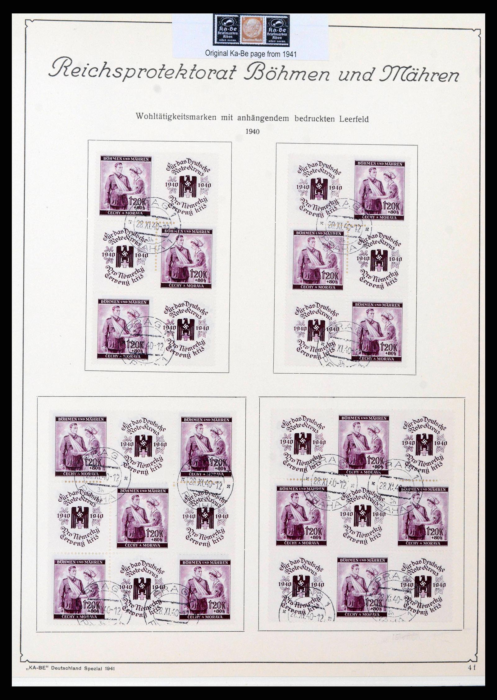 38785 0115 - Stamp collection 38785 German occupations WW II 1938-1945.