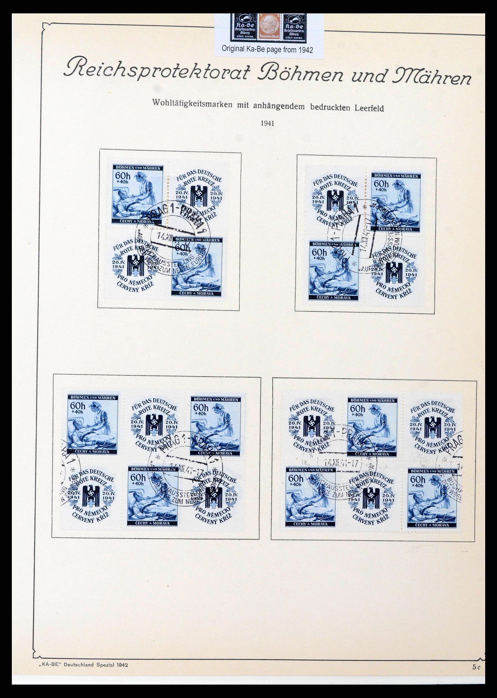 38785 0118 - Stamp collection 38785 German occupations WW II 1938-1945.