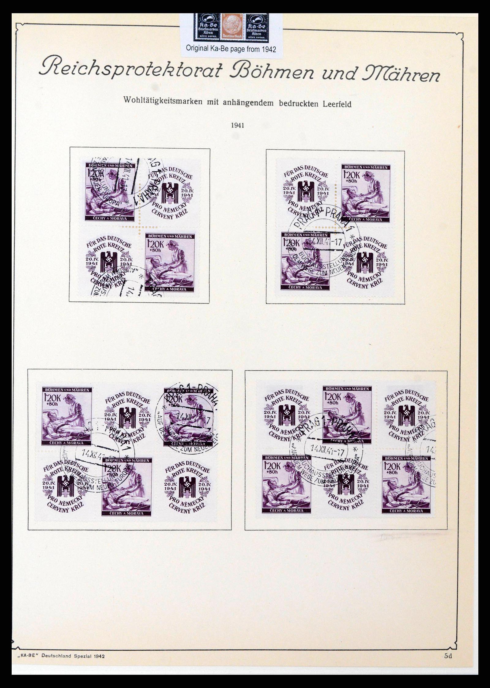 38785 0119 - Stamp collection 38785 German occupations WW II 1938-1945.