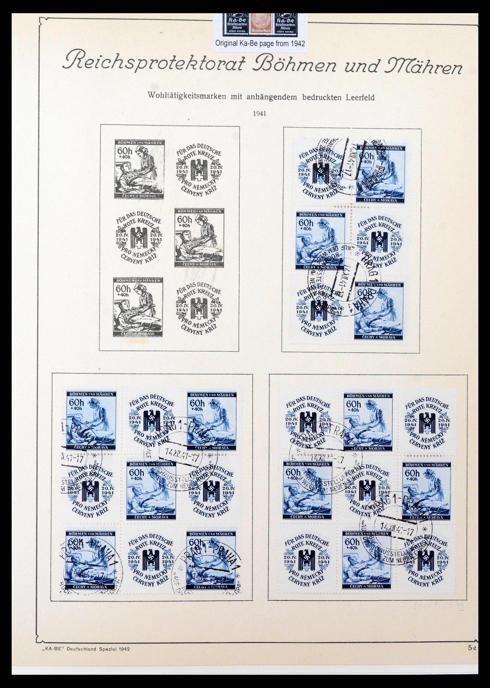 38785 0120 - Stamp collection 38785 German occupations WW II 1938-1945.