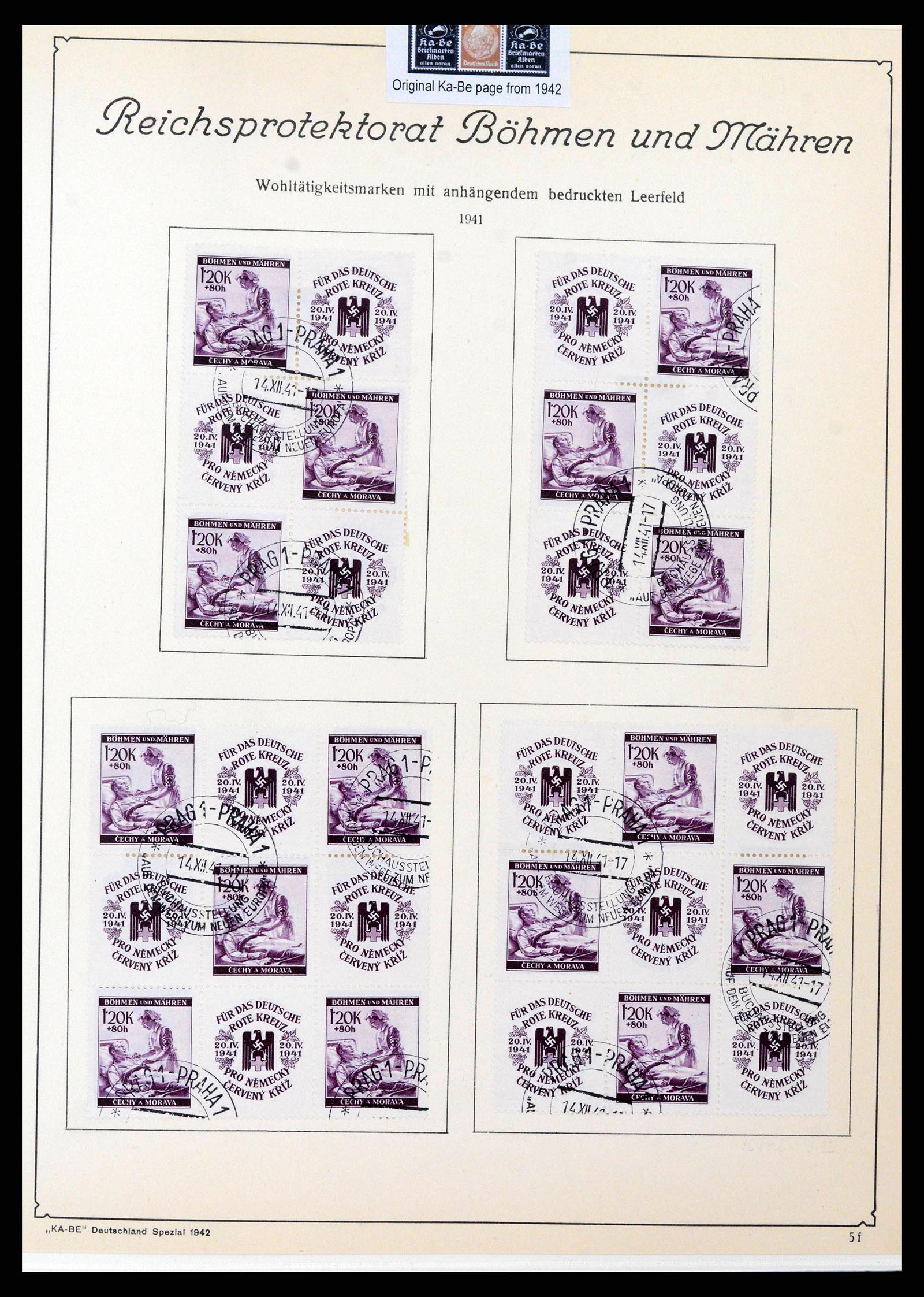 38785 0121 - Stamp collection 38785 German occupations WW II 1938-1945.