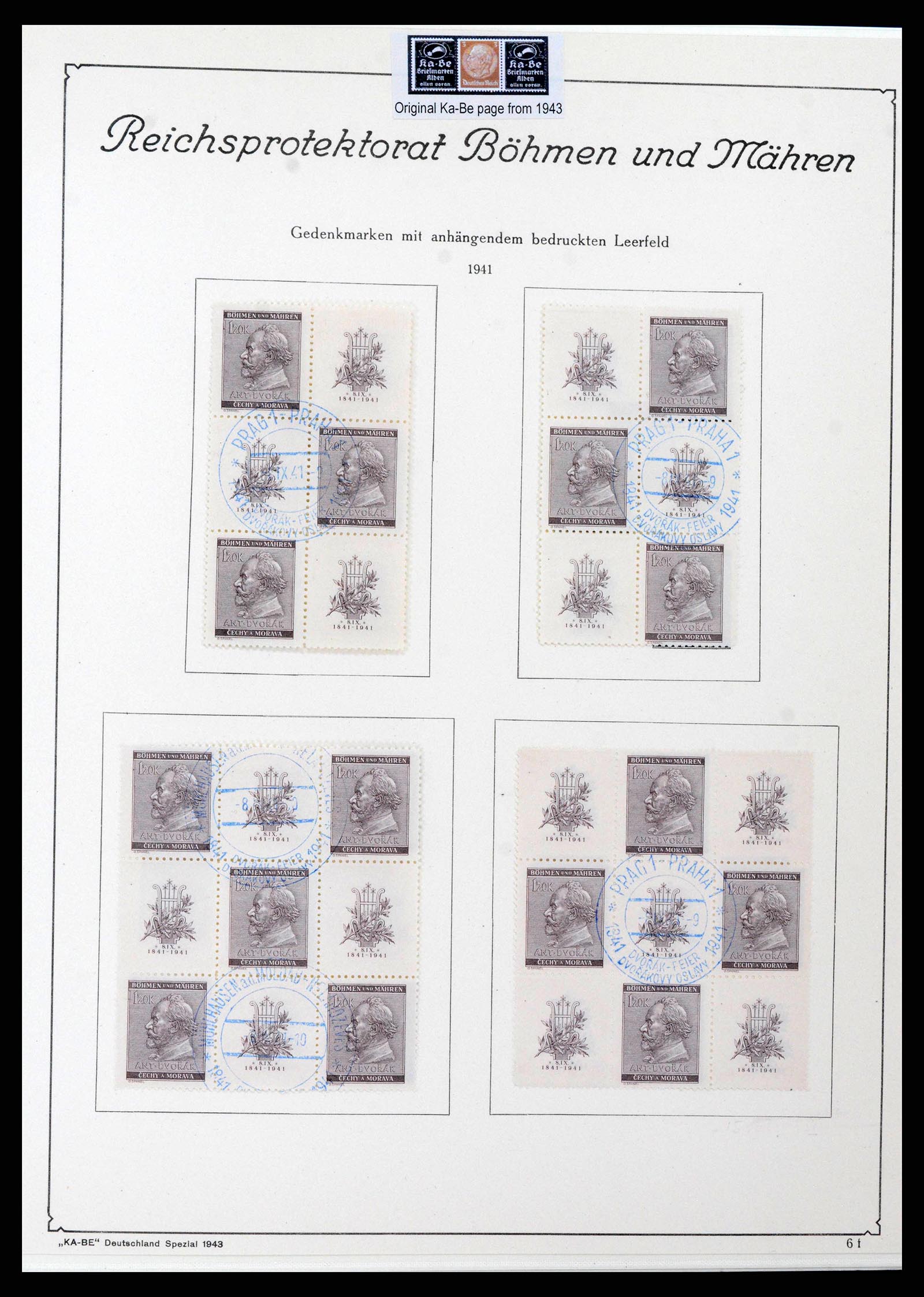 38785 0127 - Stamp collection 38785 German occupations WW II 1938-1945.