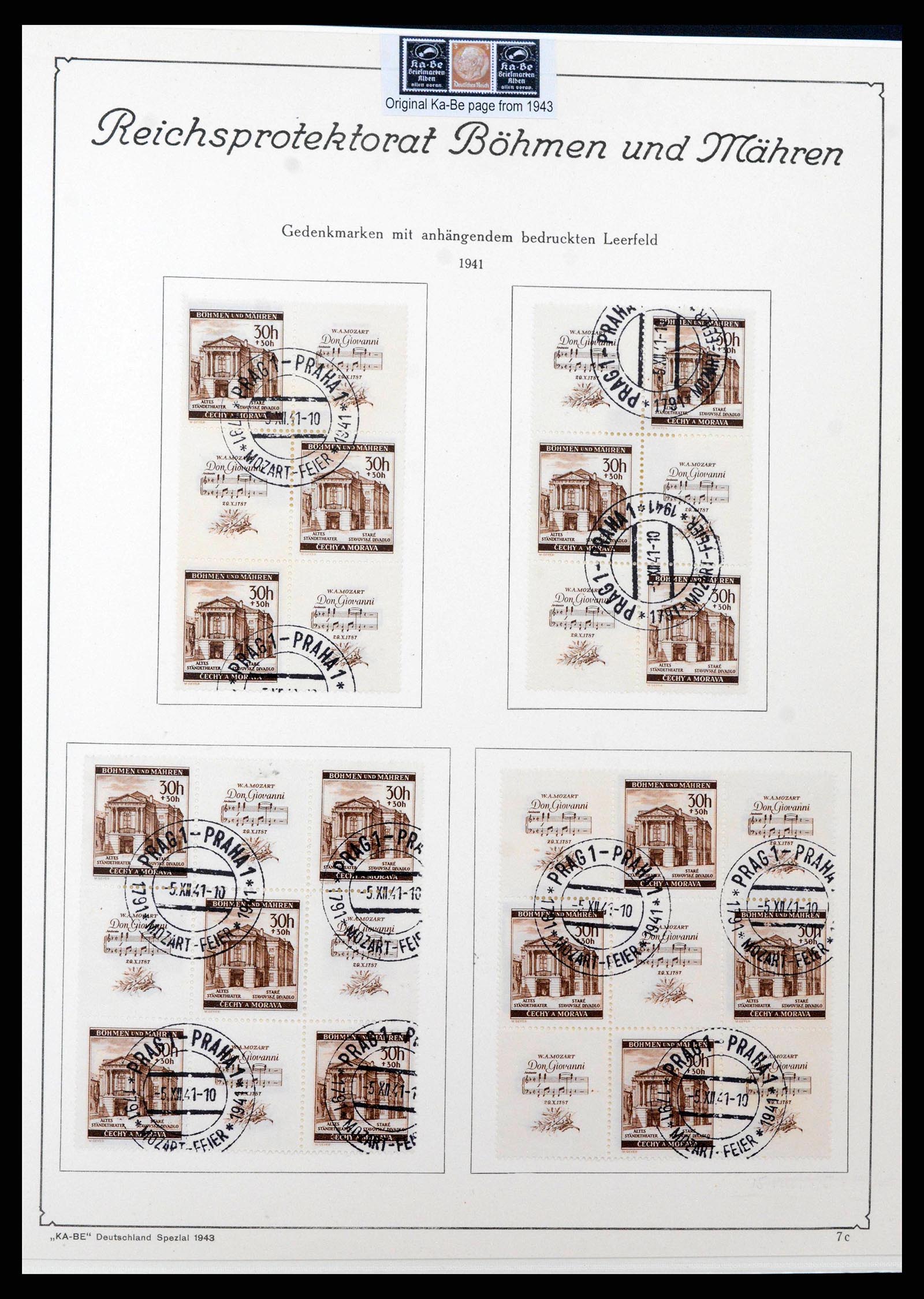 38785 0130 - Stamp collection 38785 German occupations WW II 1938-1945.
