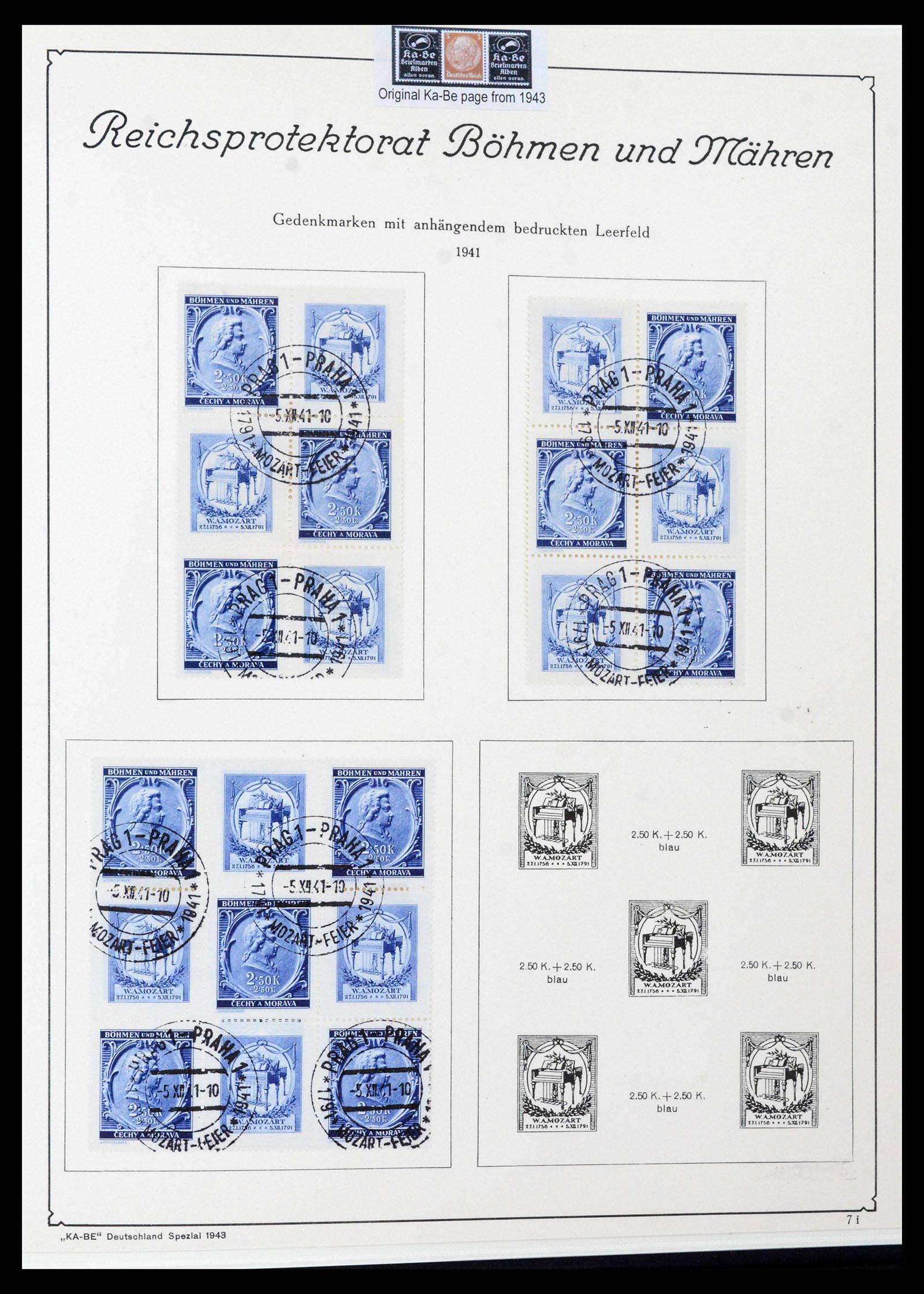 38785 0136 - Stamp collection 38785 German occupations WW II 1938-1945.