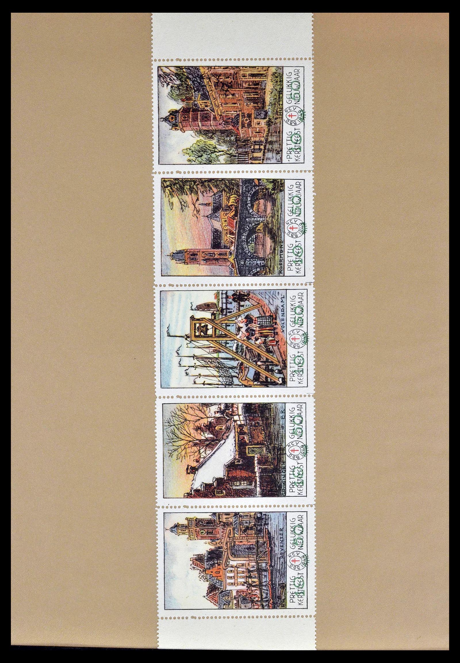 38786 0039 - Stamp collection 38786 Netherlands tuberculosis 1906-2006.