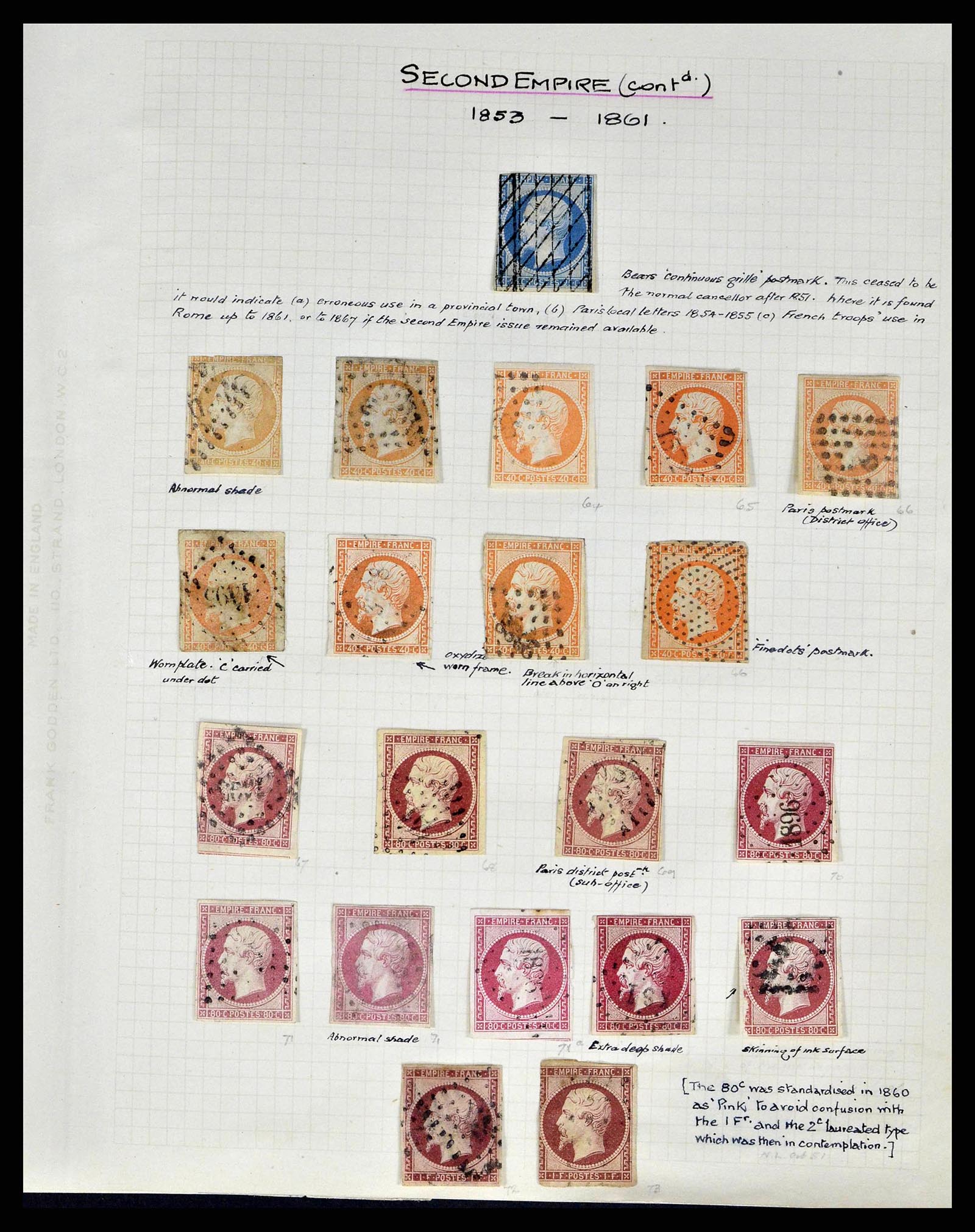 38790 0007 - Stamp collection 38790 France supercollection 1849-1954.