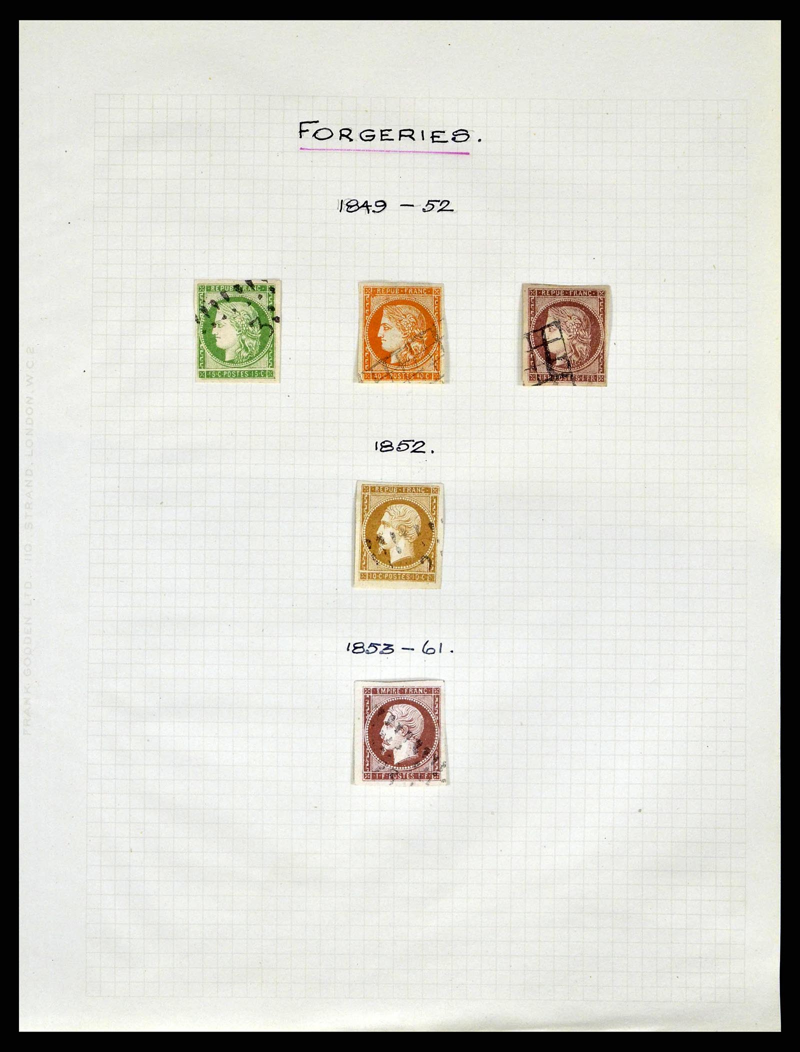38790 0017 - Stamp collection 38790 France supercollection 1849-1954.