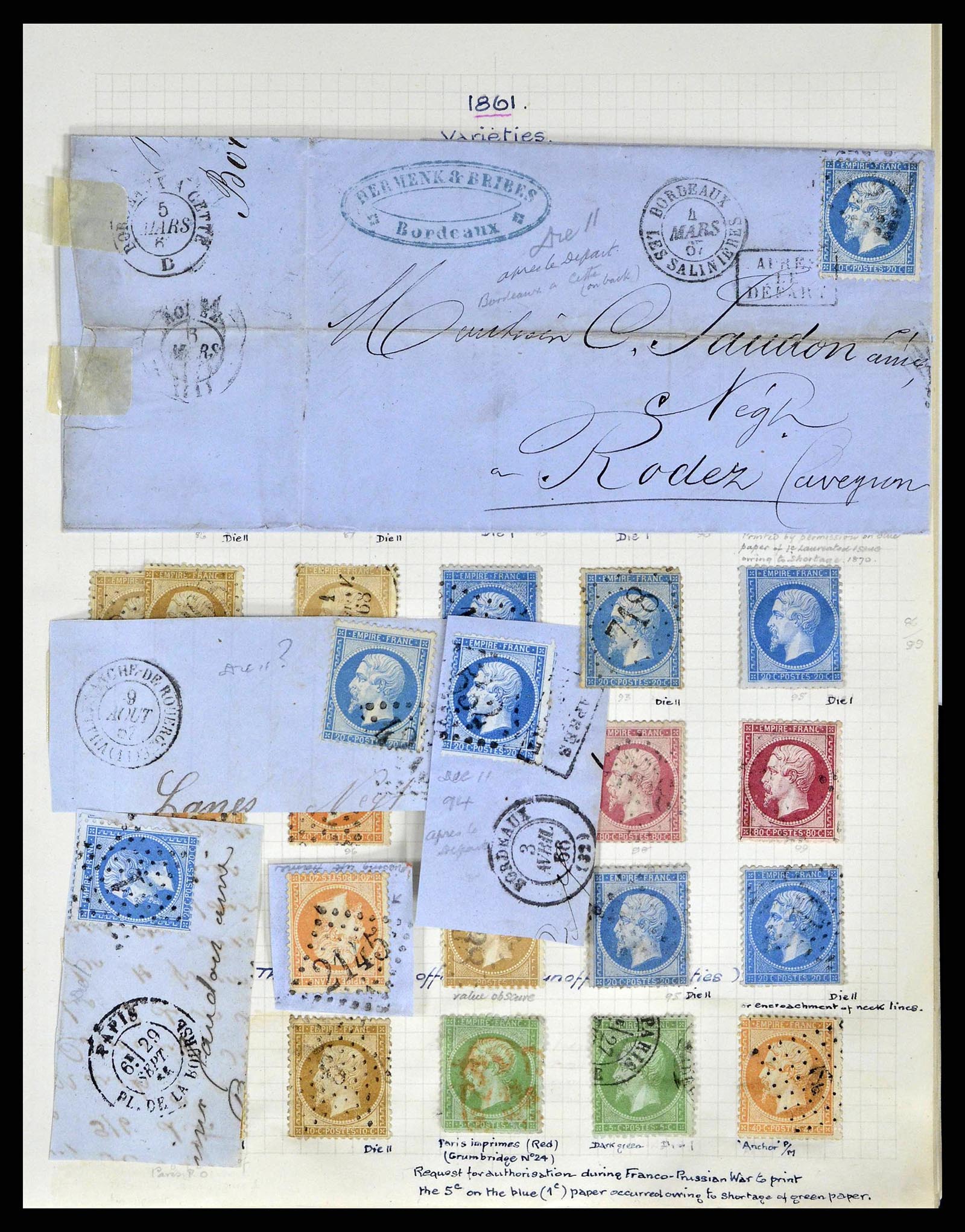 38790 0018 - Stamp collection 38790 France supercollection 1849-1954.