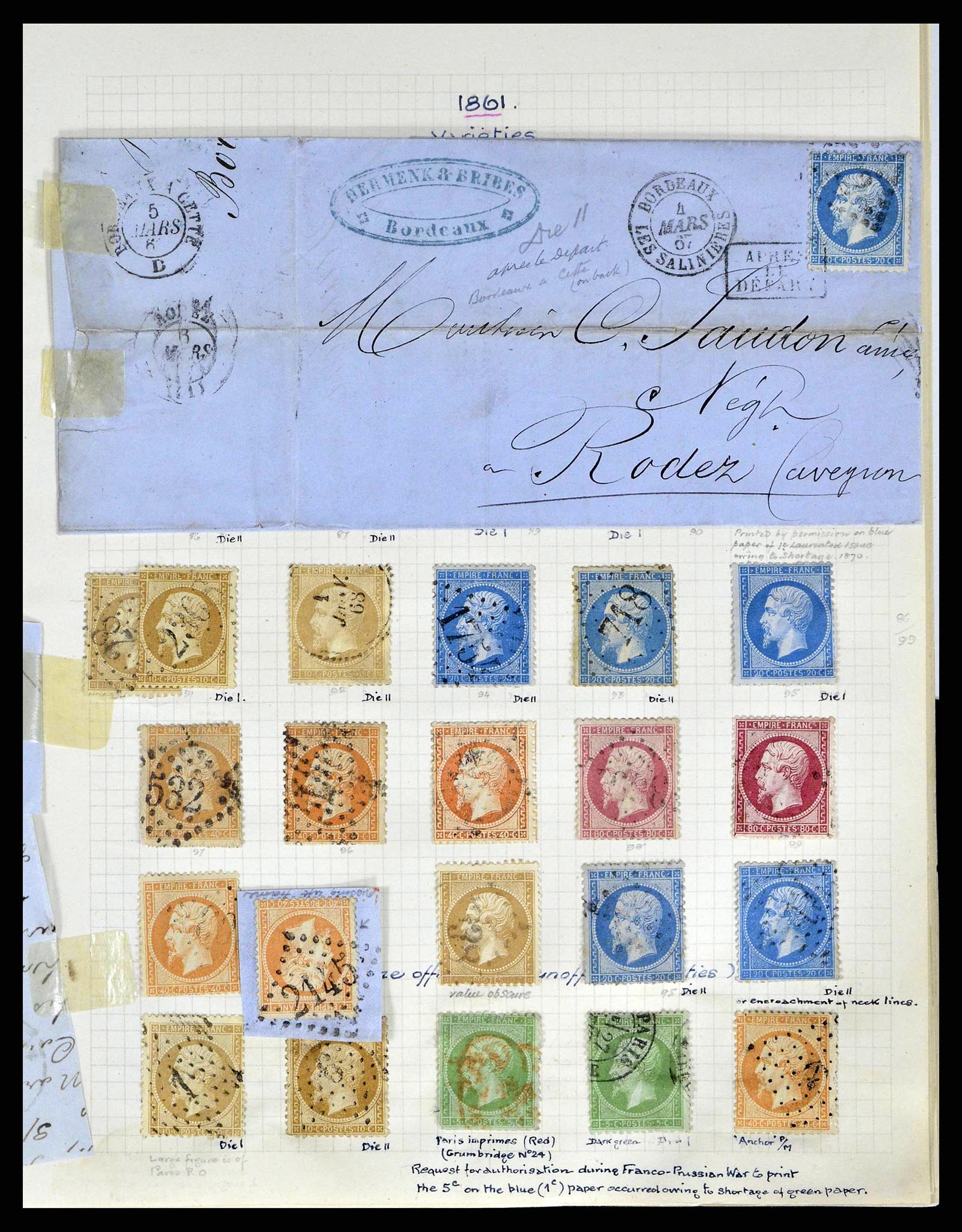38790 0019 - Stamp collection 38790 France supercollection 1849-1954.