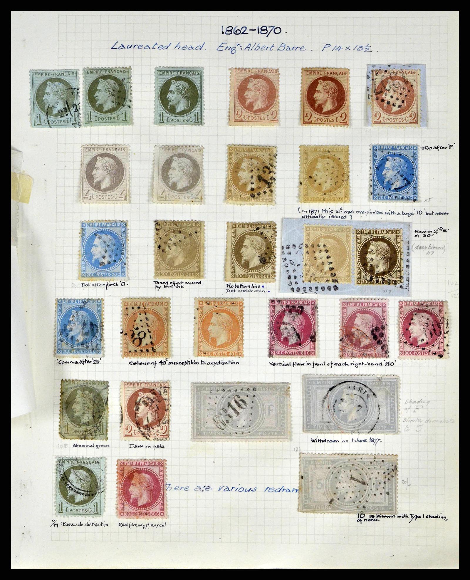 38790 0021 - Stamp collection 38790 France supercollection 1849-1954.