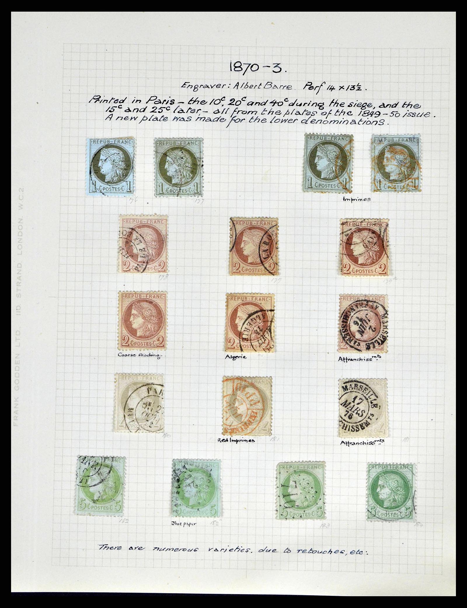 38790 0027 - Stamp collection 38790 France supercollection 1849-1954.