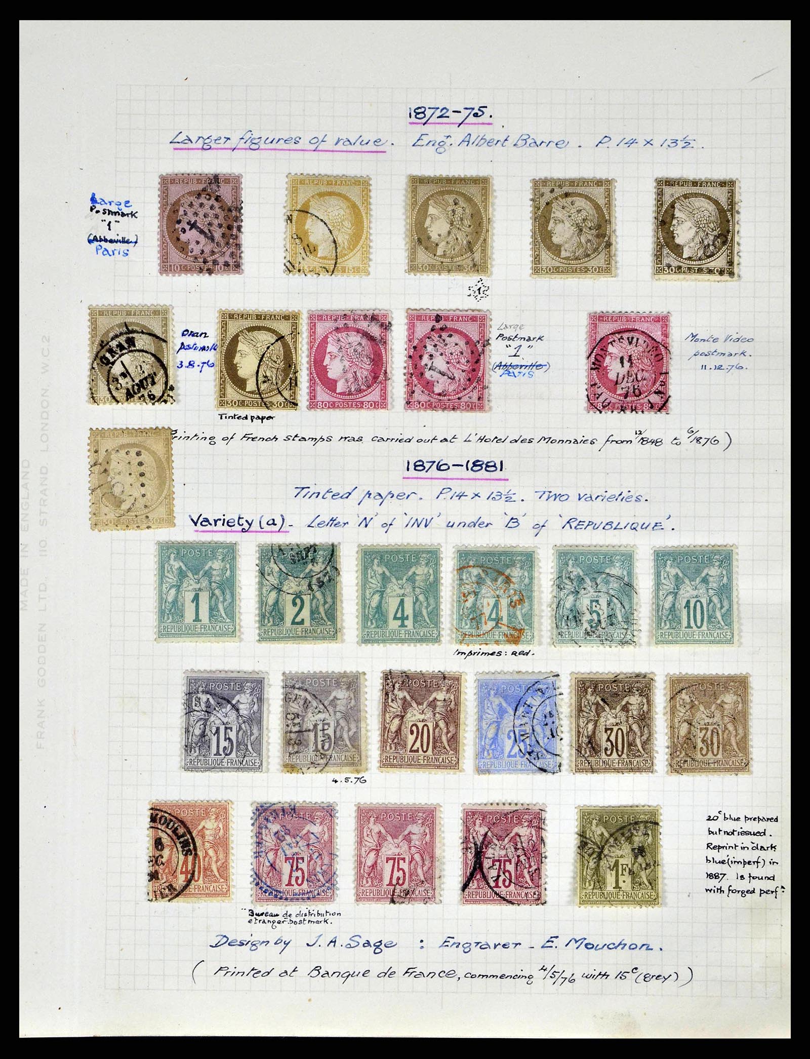 38790 0031 - Stamp collection 38790 France supercollection 1849-1954.