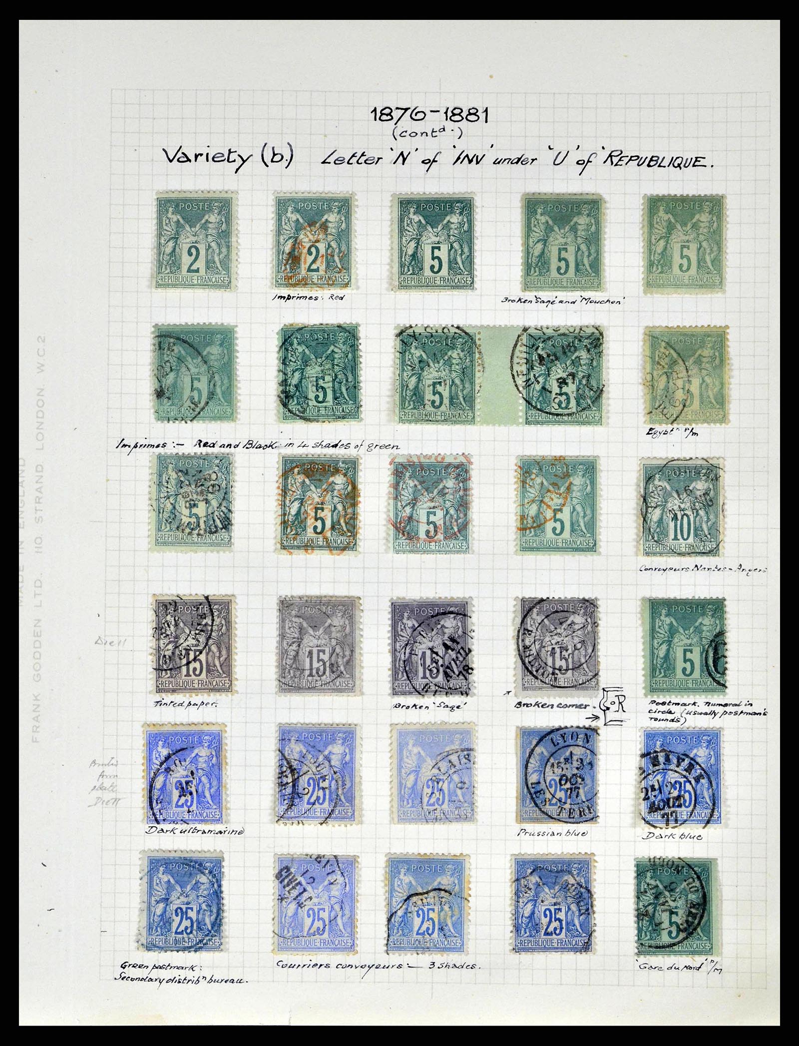 38790 0032 - Stamp collection 38790 France supercollection 1849-1954.
