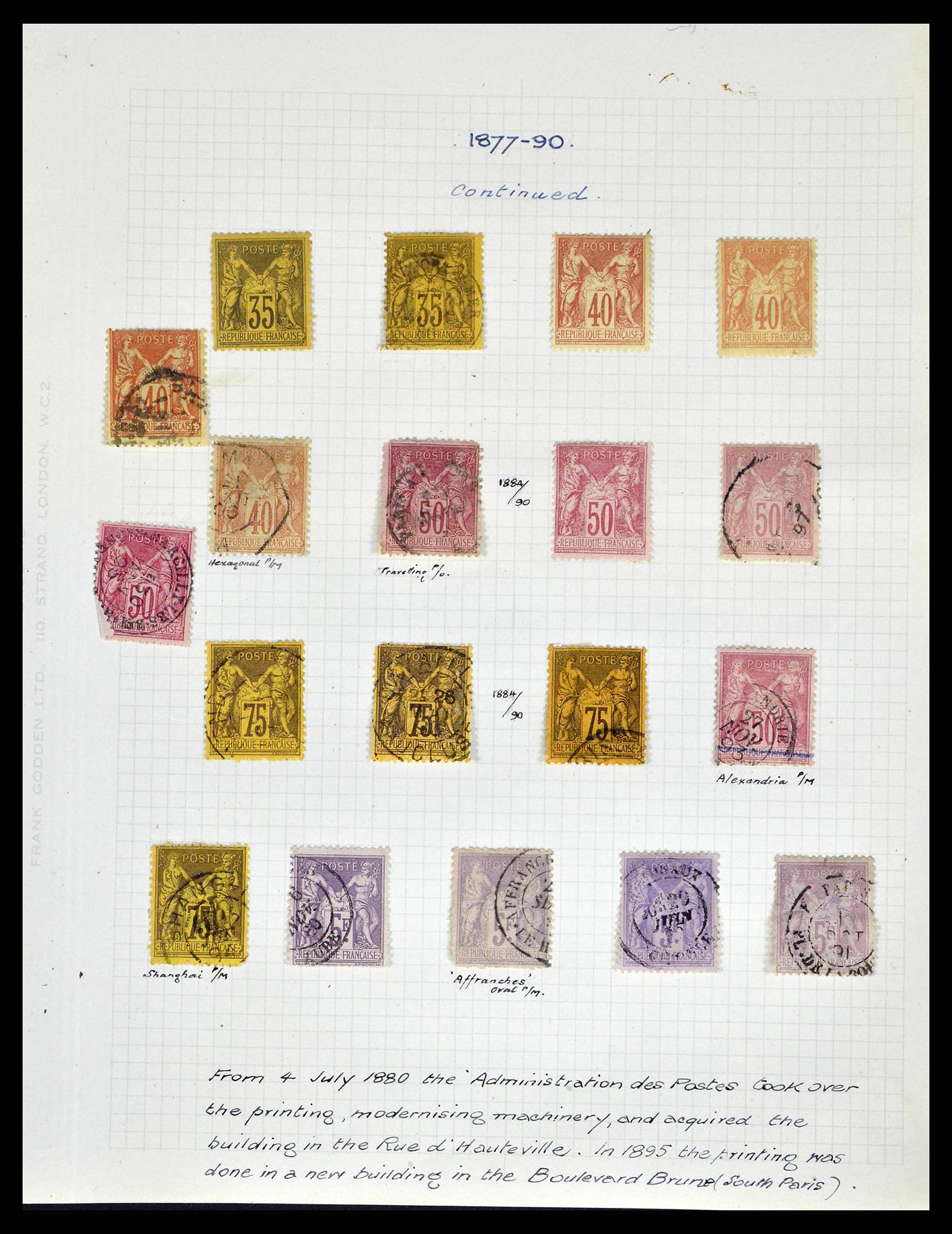 38790 0035 - Stamp collection 38790 France supercollection 1849-1954.