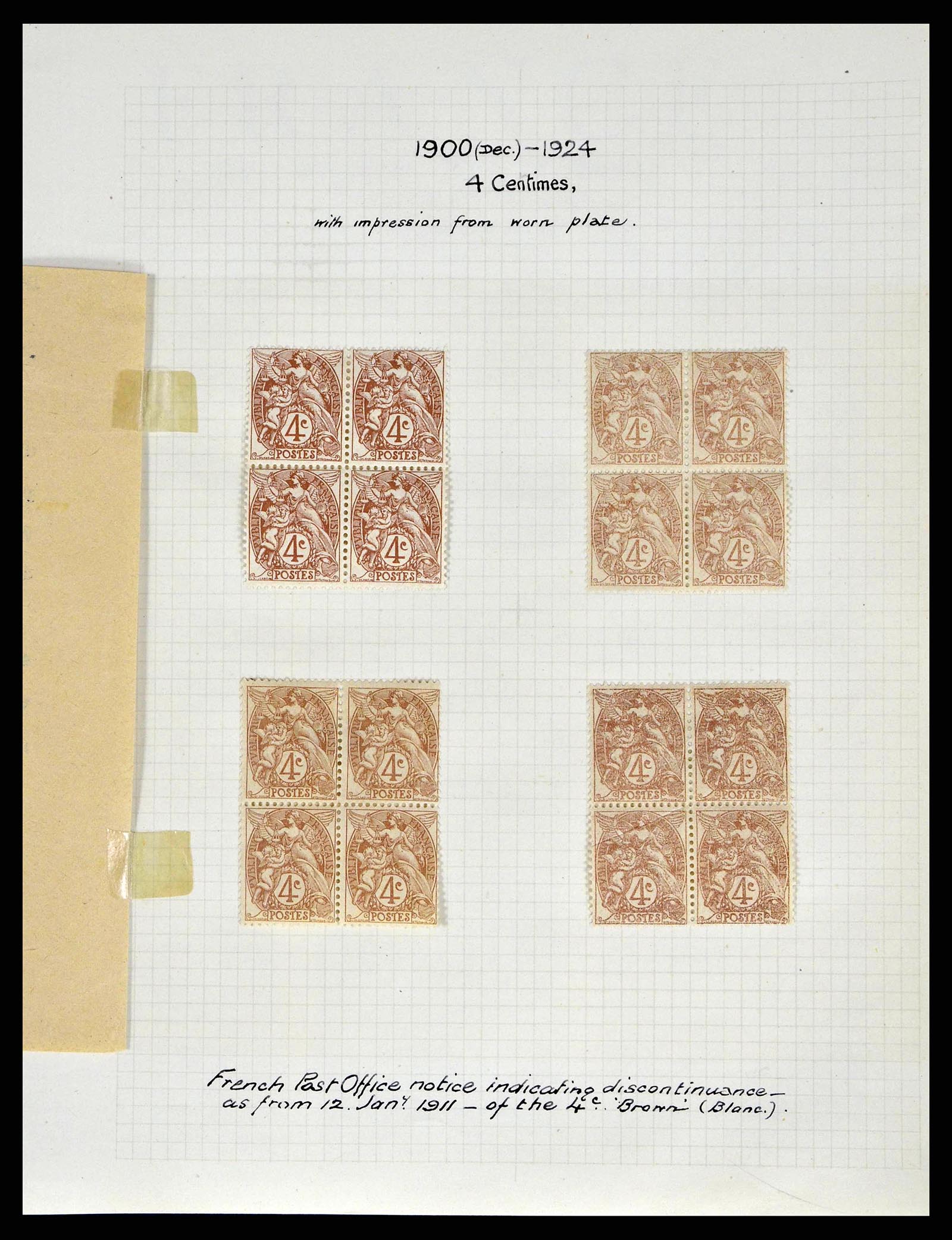 38790 0040 - Stamp collection 38790 France supercollection 1849-1954.