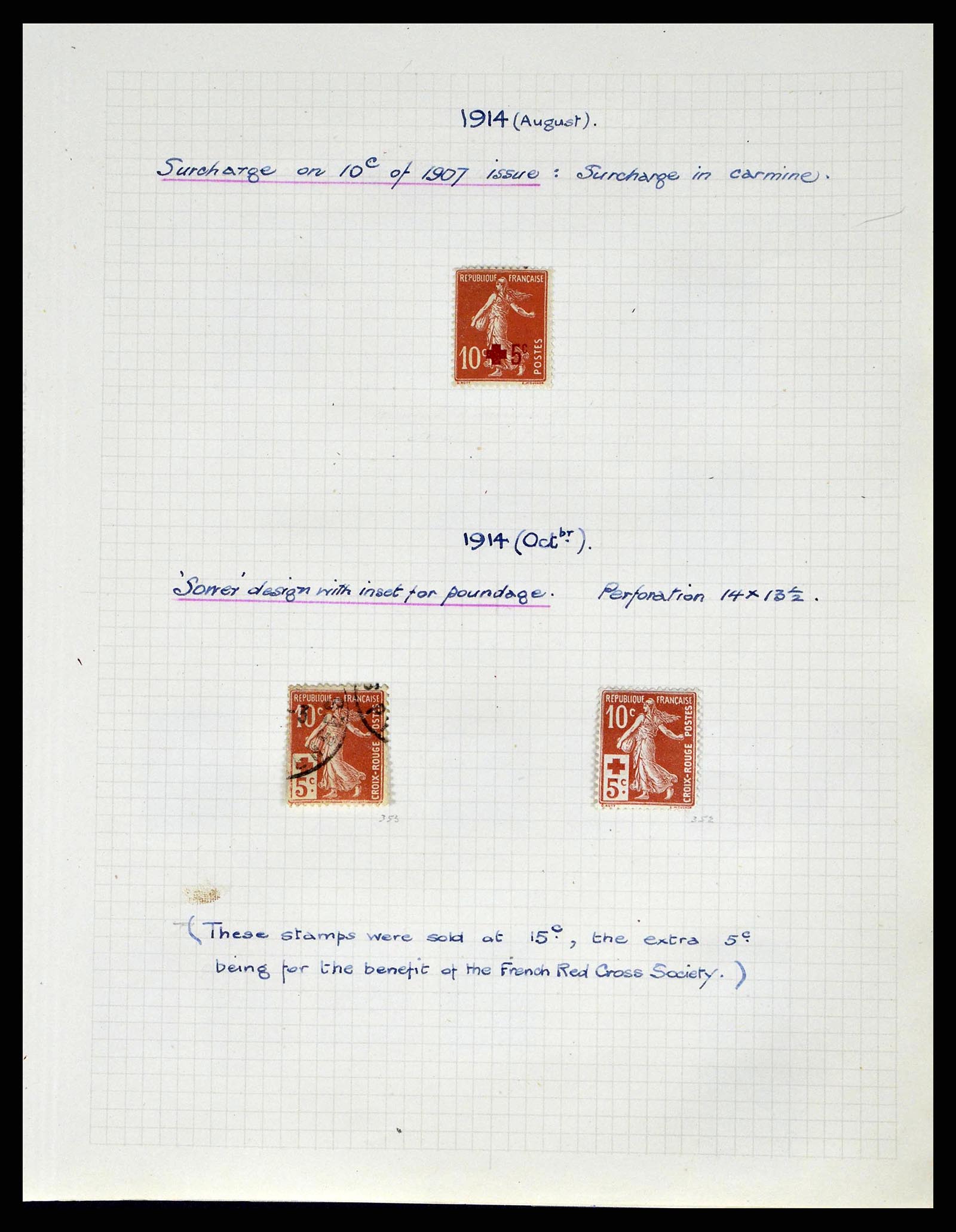 38790 0047 - Stamp collection 38790 France supercollection 1849-1954.