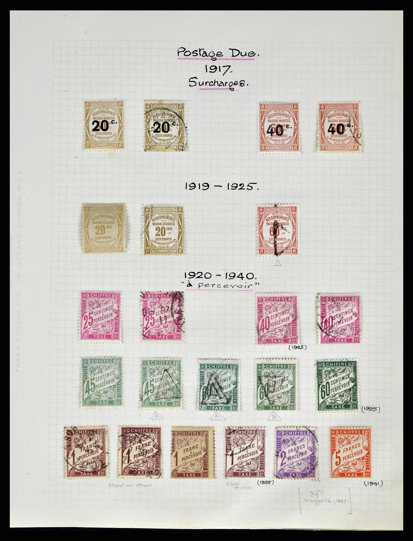 38790 0057 - Postzegelverzameling 38790 Frankrijk supercollectie 1849-1954. 
