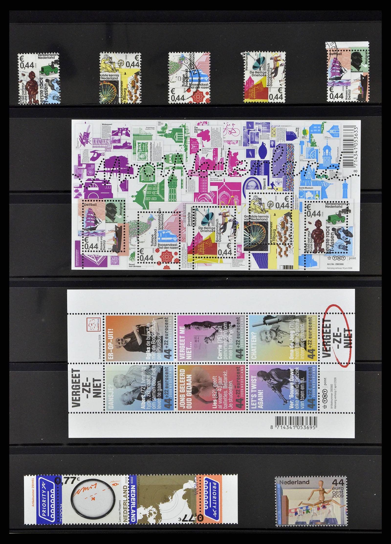 38791 0005 - Postzegelverzameling 38791 Nederland 1852-2014.